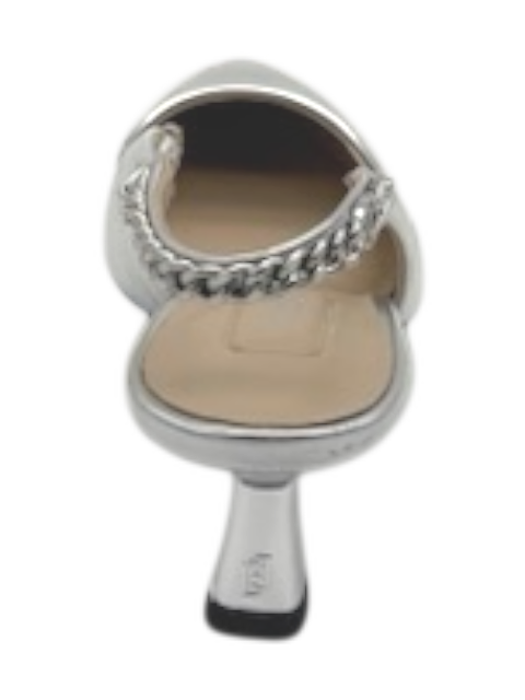 Slingback LIU JO metallic silver - Sandie 08 -