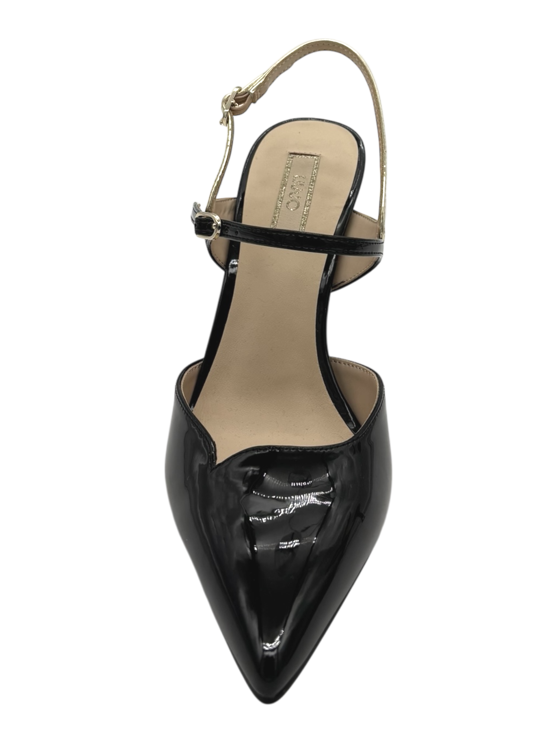 Sling Back in pelle LIUJO Black - Demi 13 -