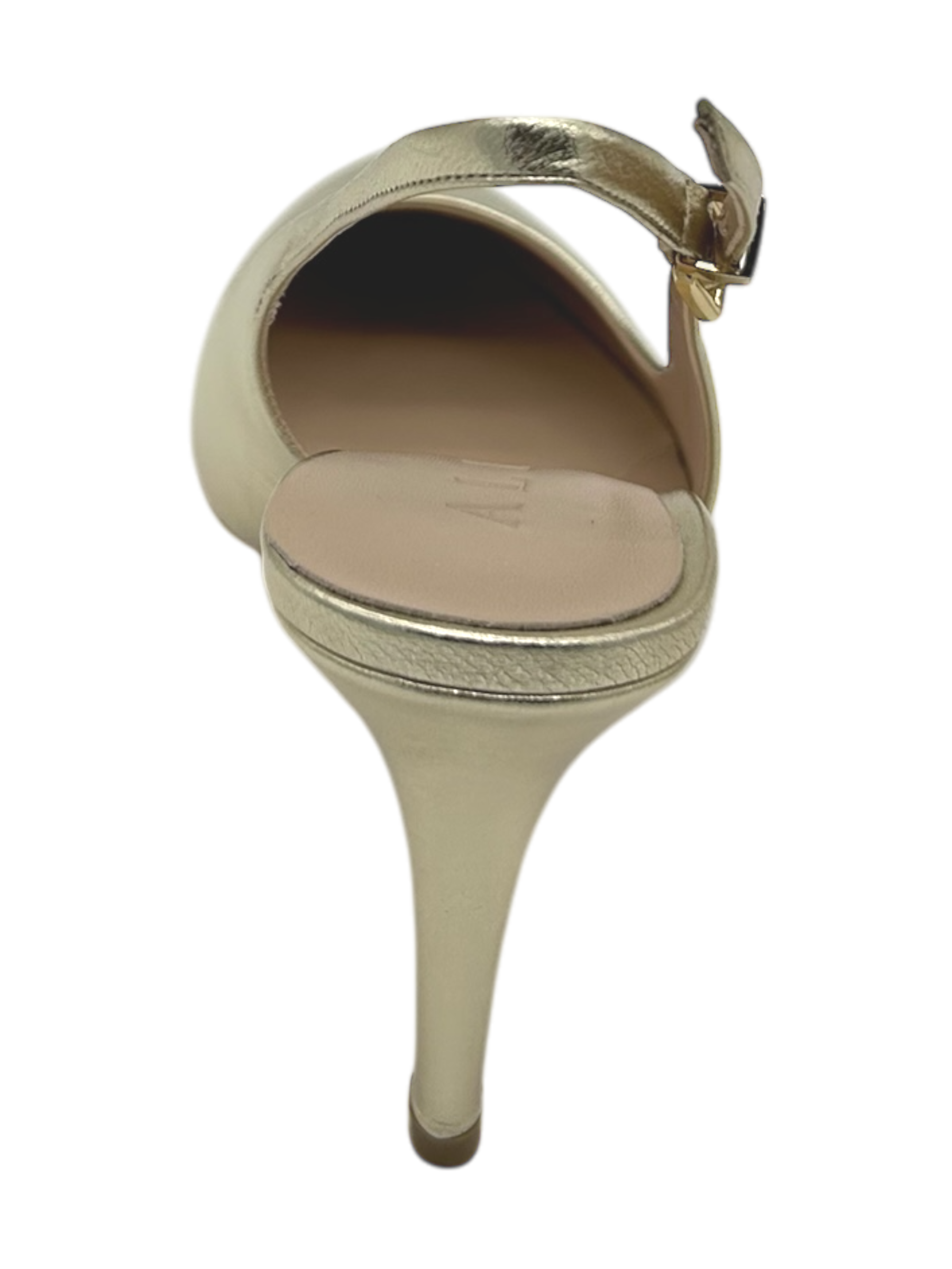 Slingback donna ALBANO Metallizzato Platino-5426-