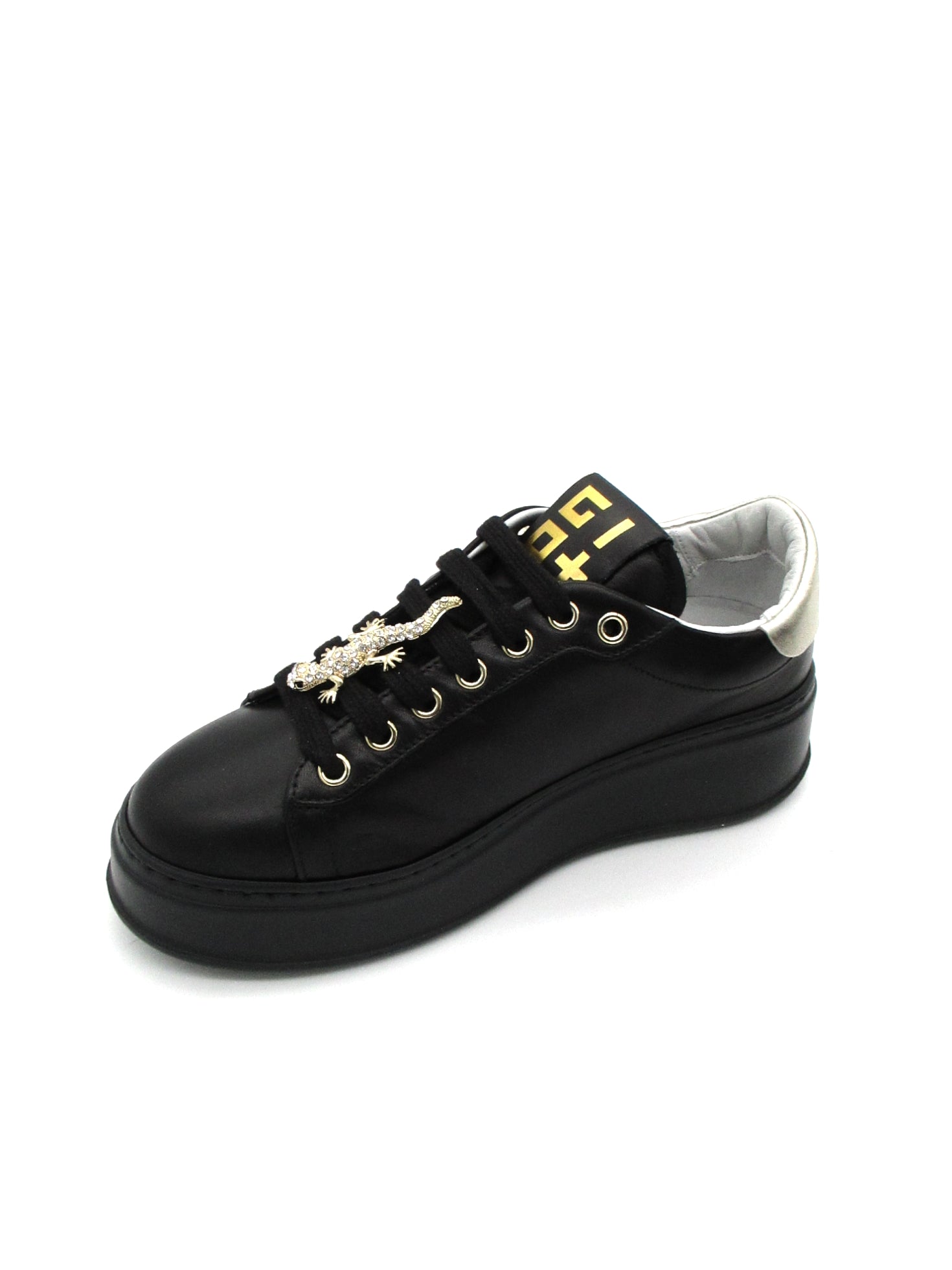 Sneaker pelle donna GIO+ Combi Black - PIA 72A -