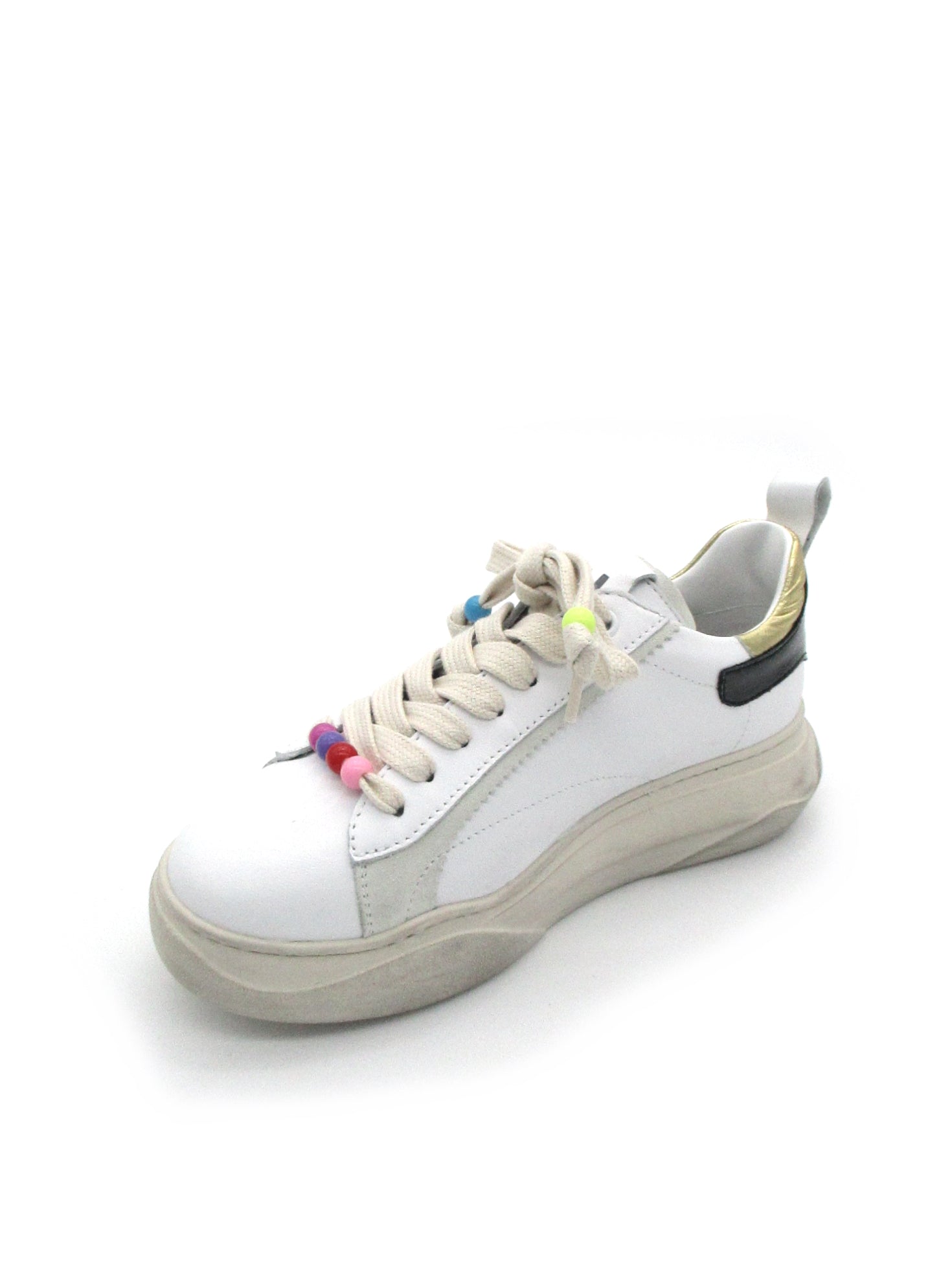 Sneaker pelle donna GIO+ Combi Black White - GIADA 62P -