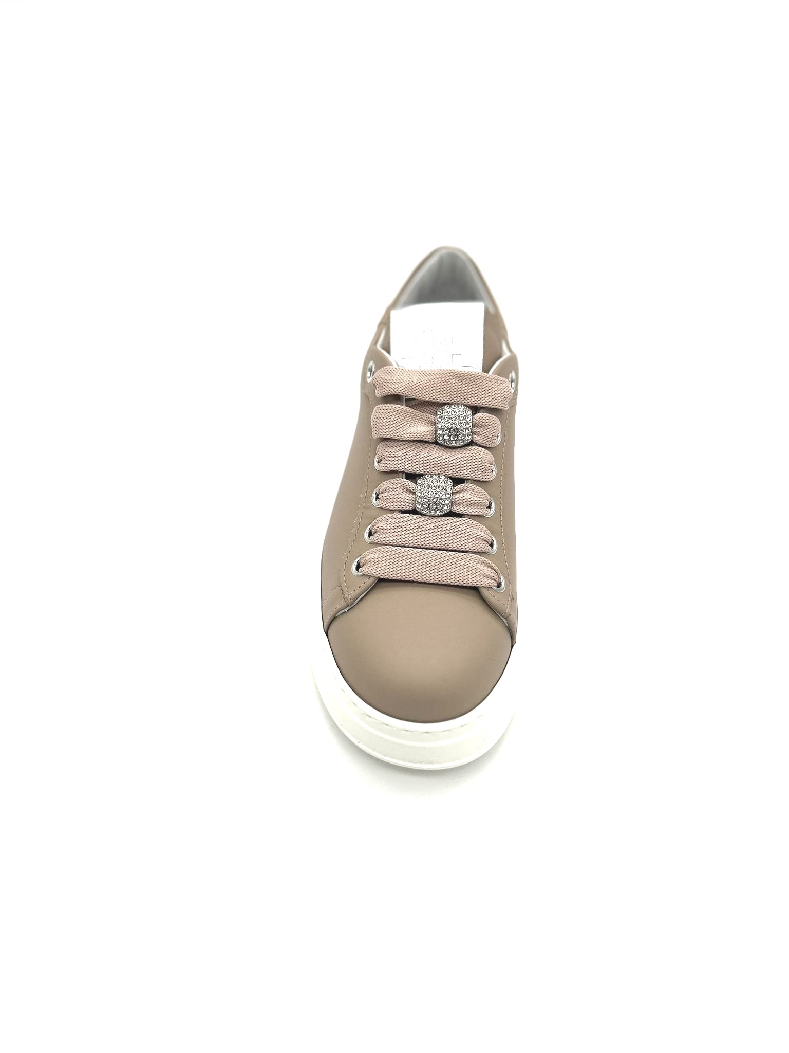 Sneaker pelle donna GIO+ Combi Farfalla nudo - PIA 130B -