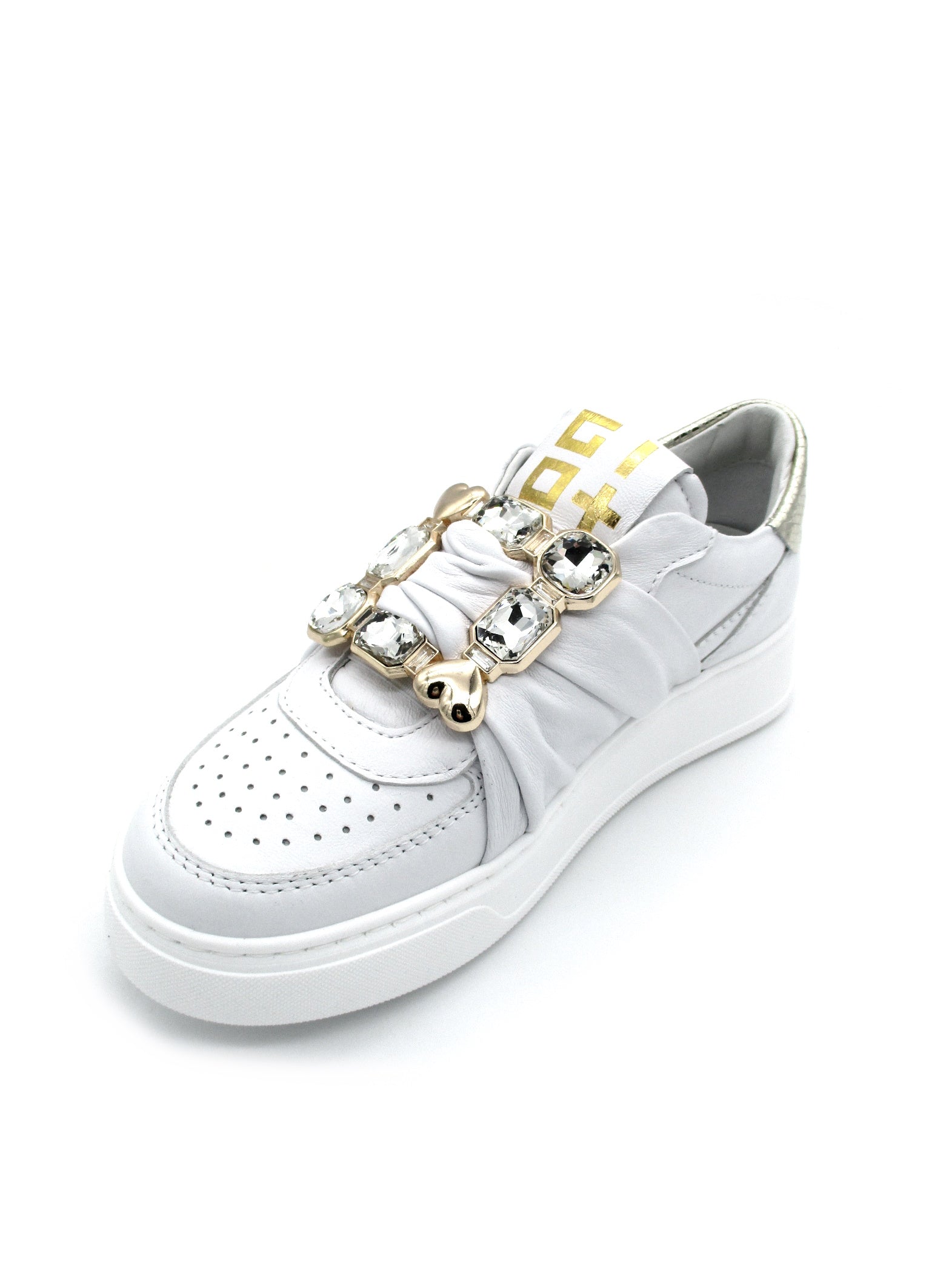 Sneaker pelle donna GIO+ Combi Luxury White - ADA40 -