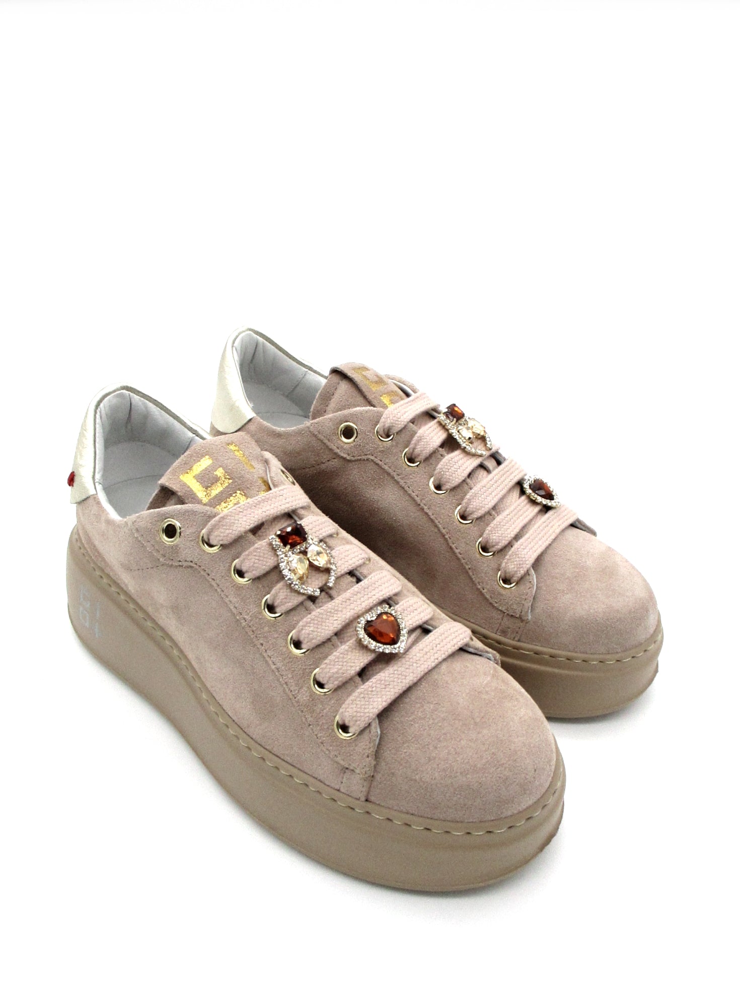 Sneaker pelle donna GIO+ Combi Sahara - PIA102B -