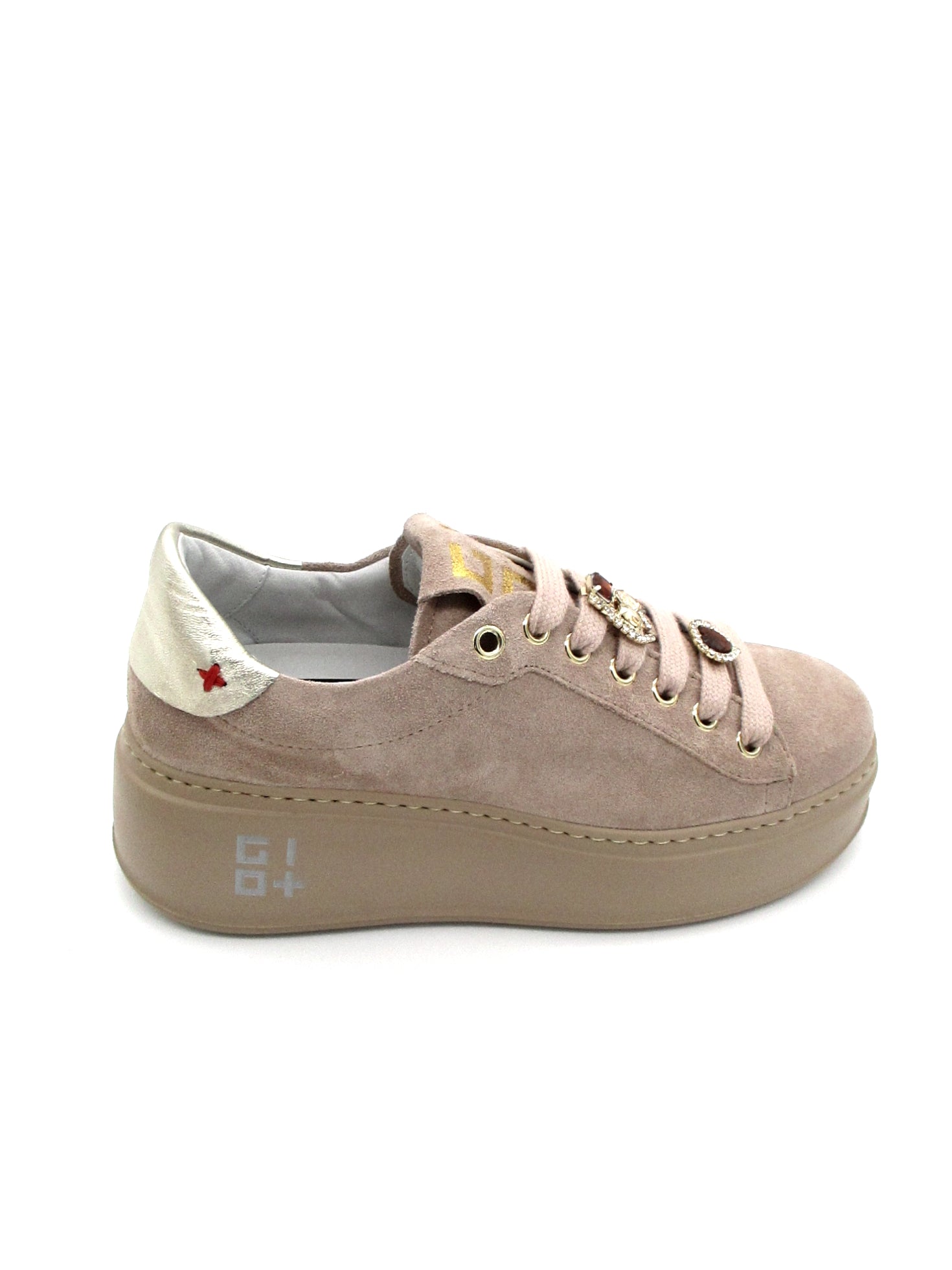 Sneaker pelle donna GIO+ Combi Sahara - PIA102B -