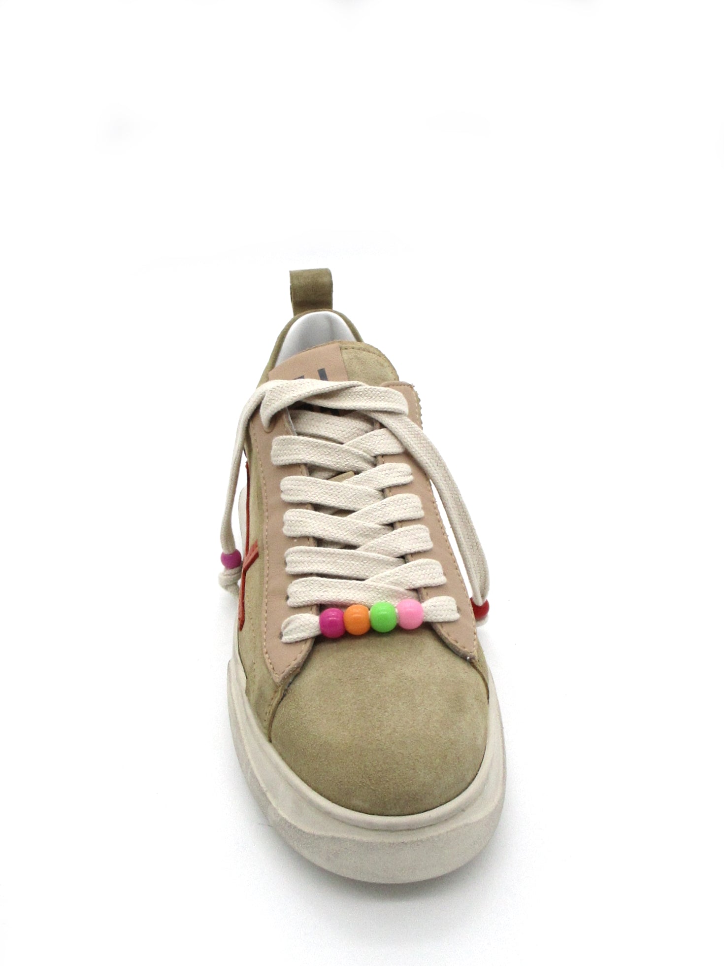 Sneaker pelle donna GIO+ Combi Vintage Arancio - GIADA 62S -