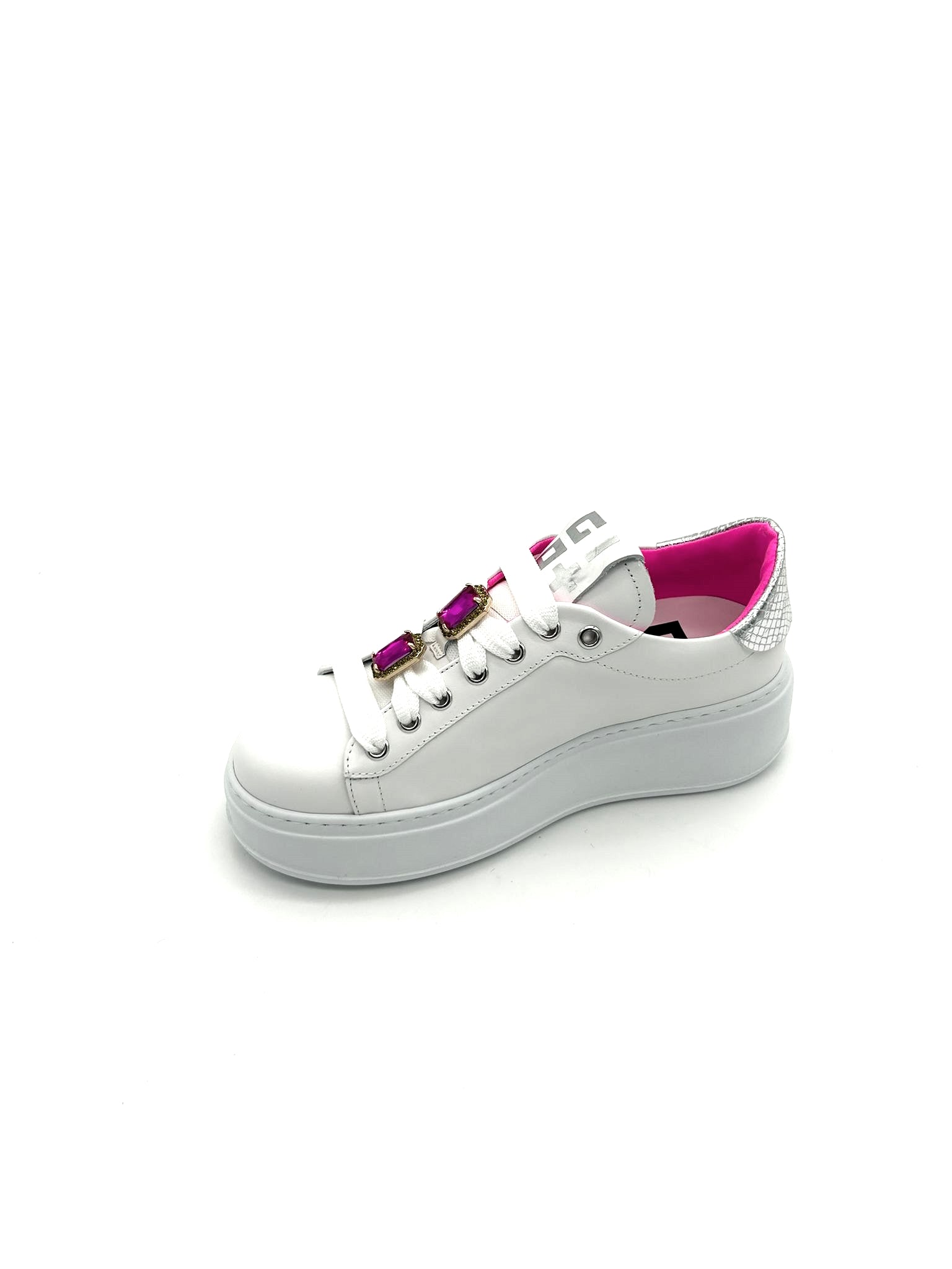 Sneaker pelle donna GIO+ Combi White Geco - PIA 180A -