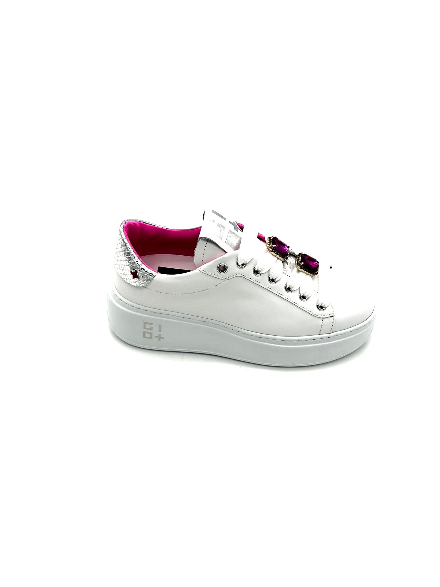 Sneaker pelle donna GIO+ Combi White Geco - PIA 180A -