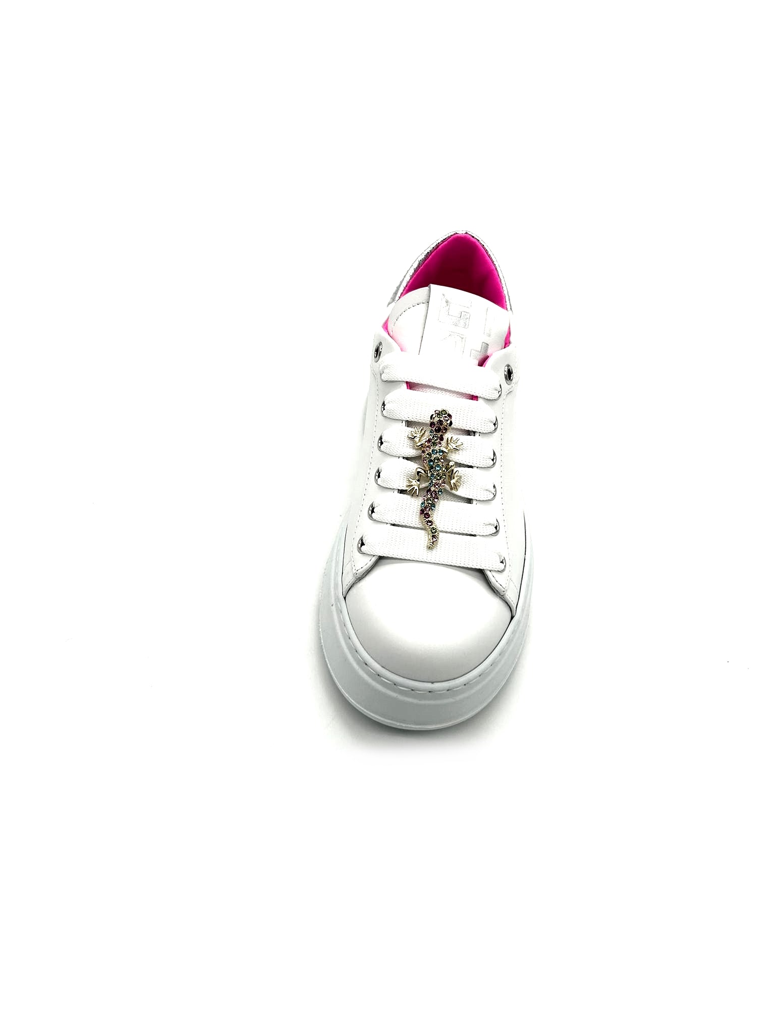 Sneaker pelle donna GIO+ Combi White Geco - PIA 180A -