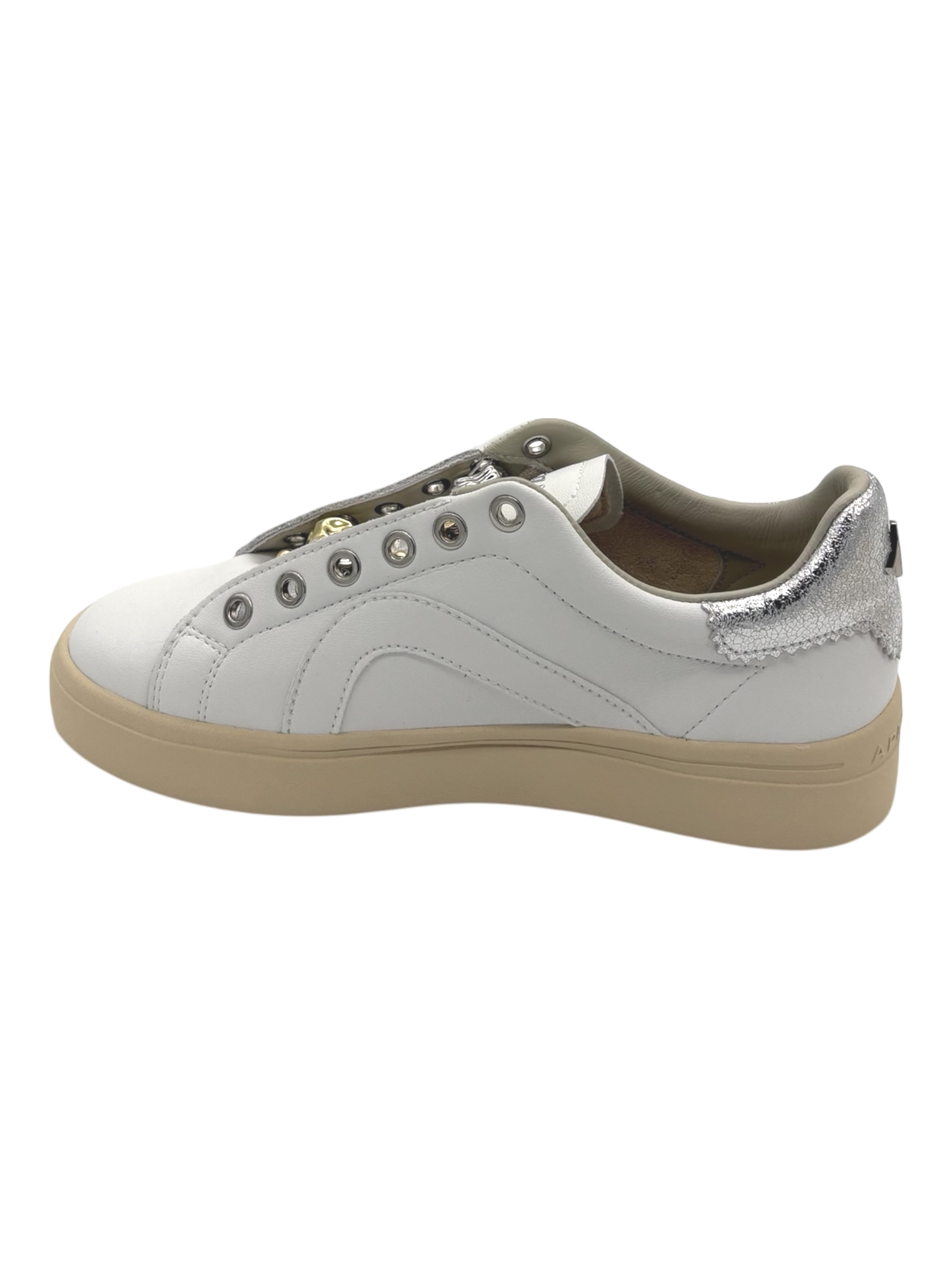 Sneakers donna Apepazza White Silver -Iris 01-