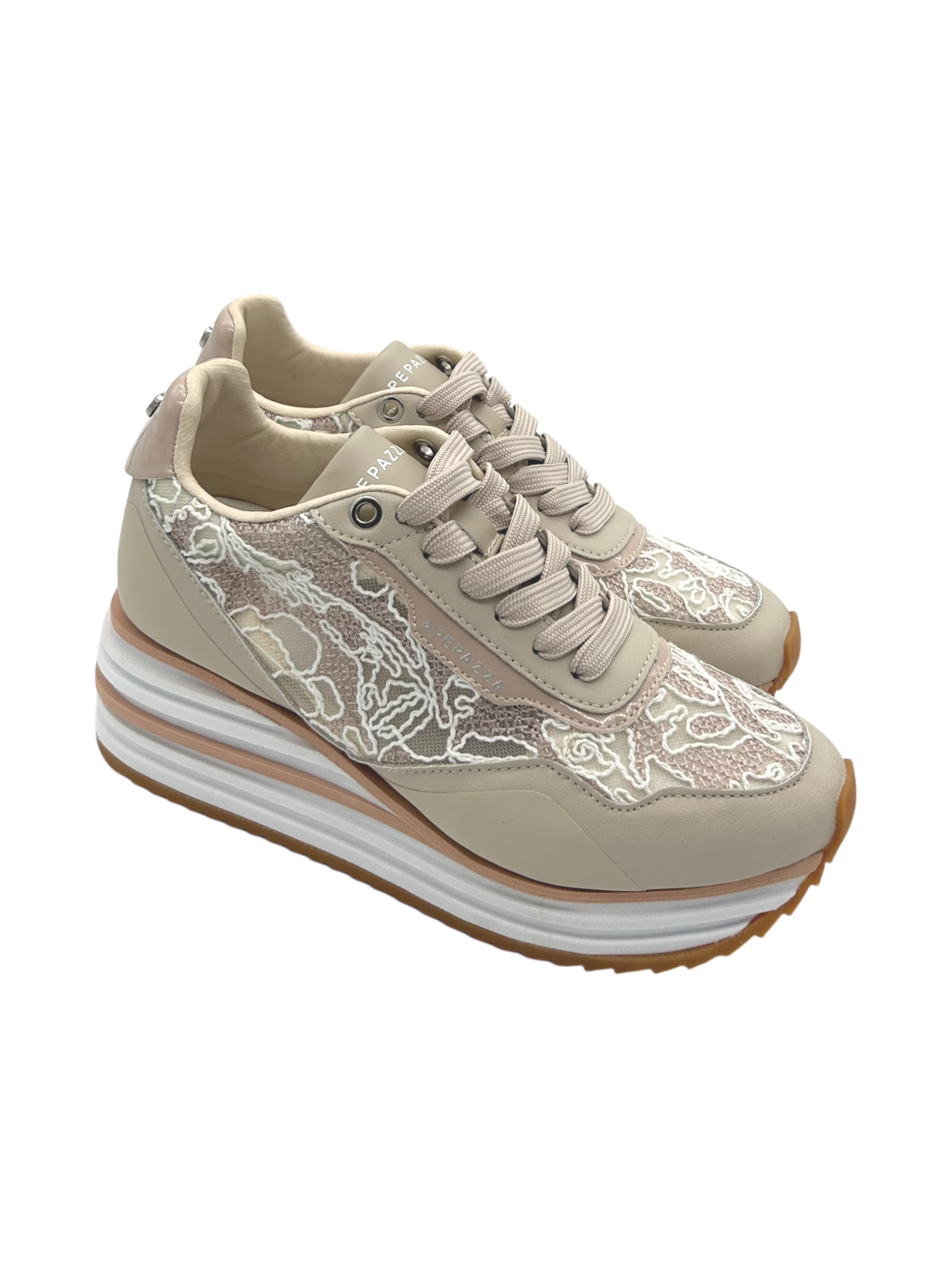 Sneakers donna Apepazza Cipria - Laura -