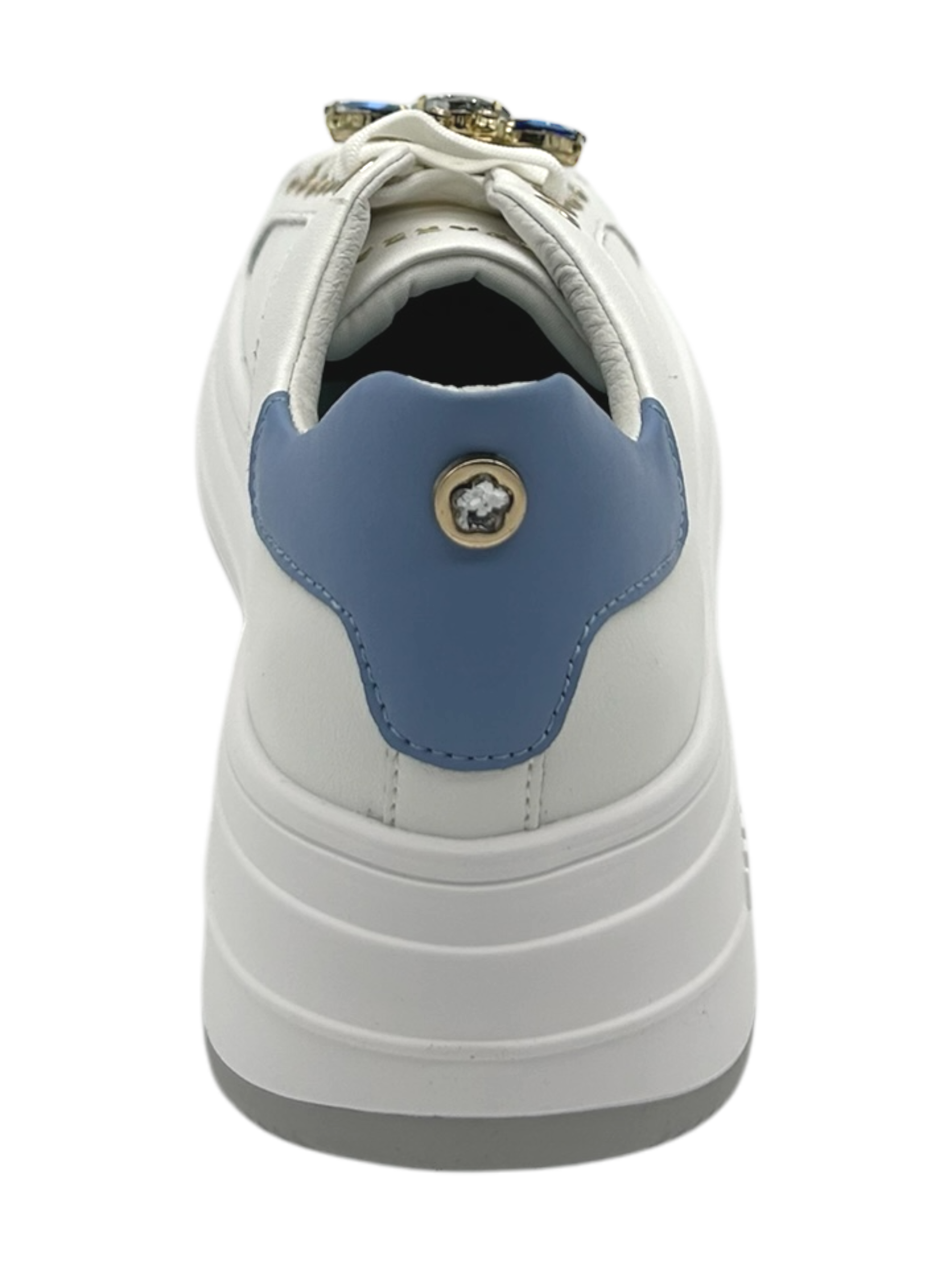 Sneakers donna Apepazza White Light Blue -Lea-
