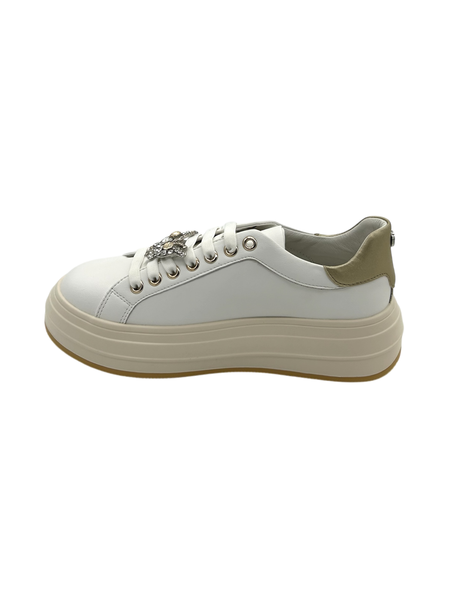 Sneakers donna Apepazza White Platinum -Lea-