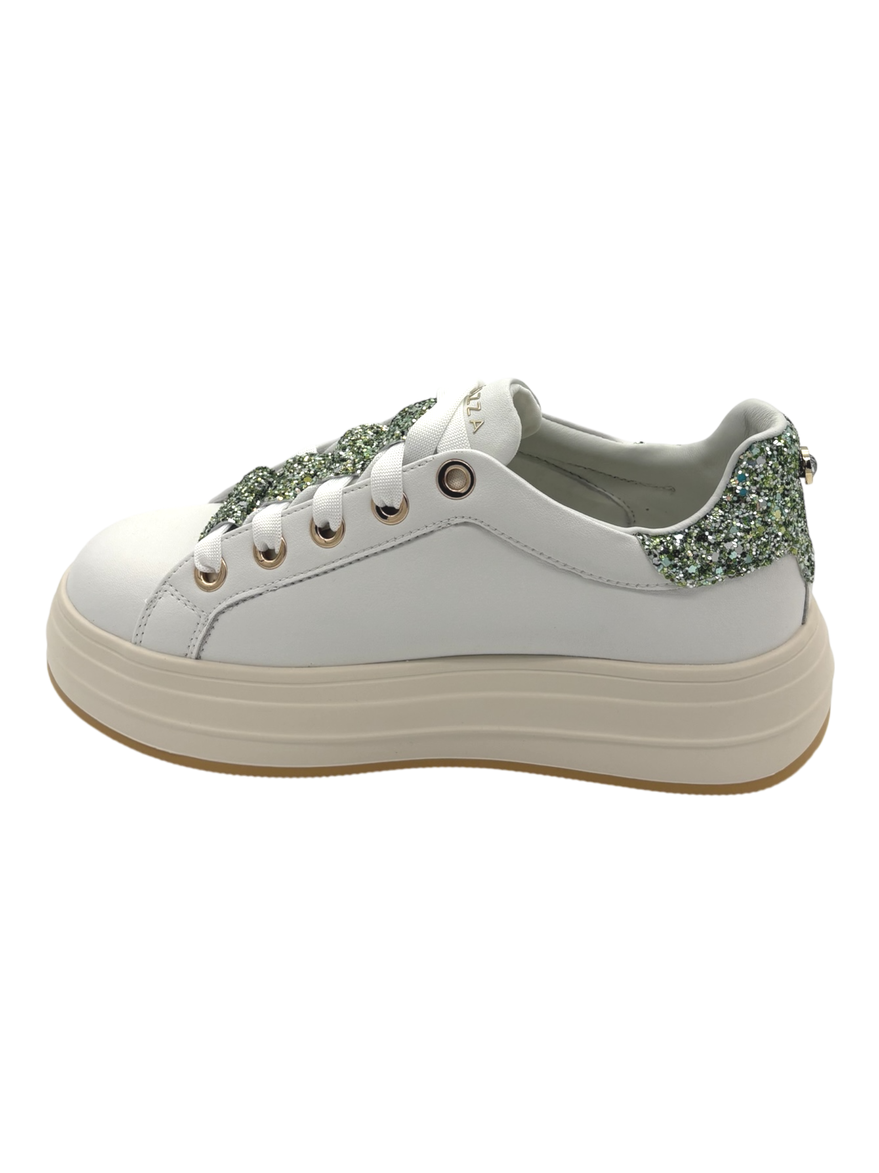 Sneakers donna Apepazza White Green -Lifty 28-