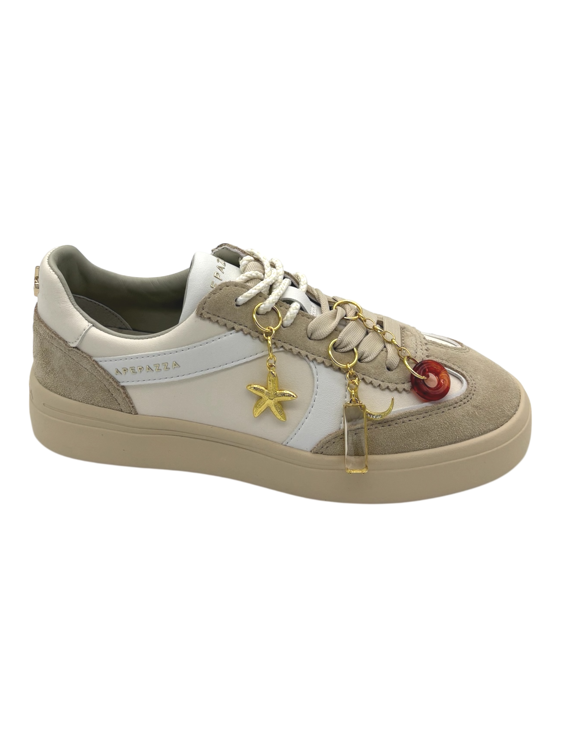 Sneakers donna Apepazza Cream -Iris 02-