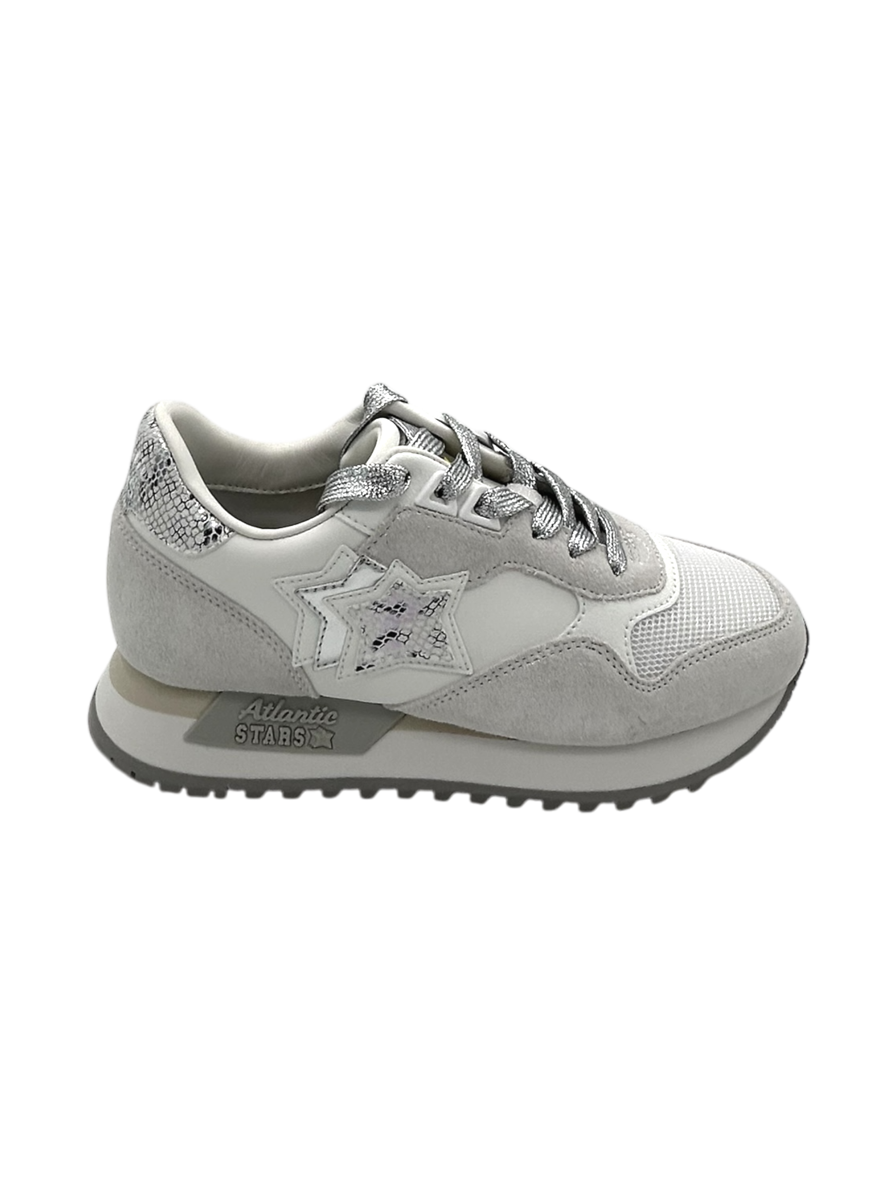 Sneakers donna Atlantic Stars White Piton -Ghal-