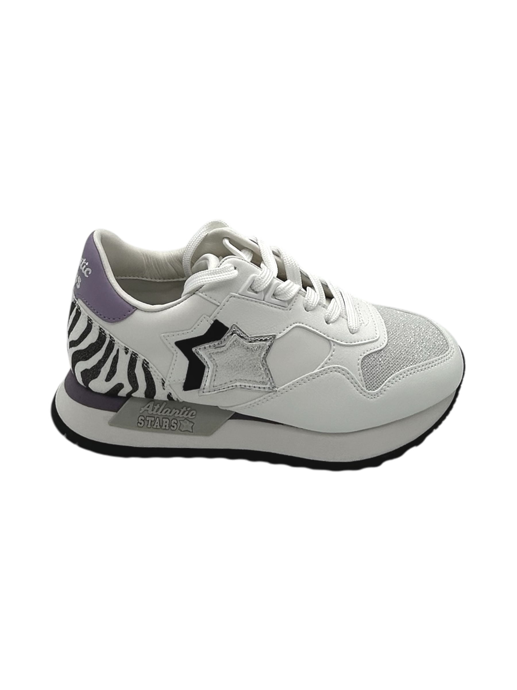 Sneakers donna Atlantic Stars White Zebra -Ghal-