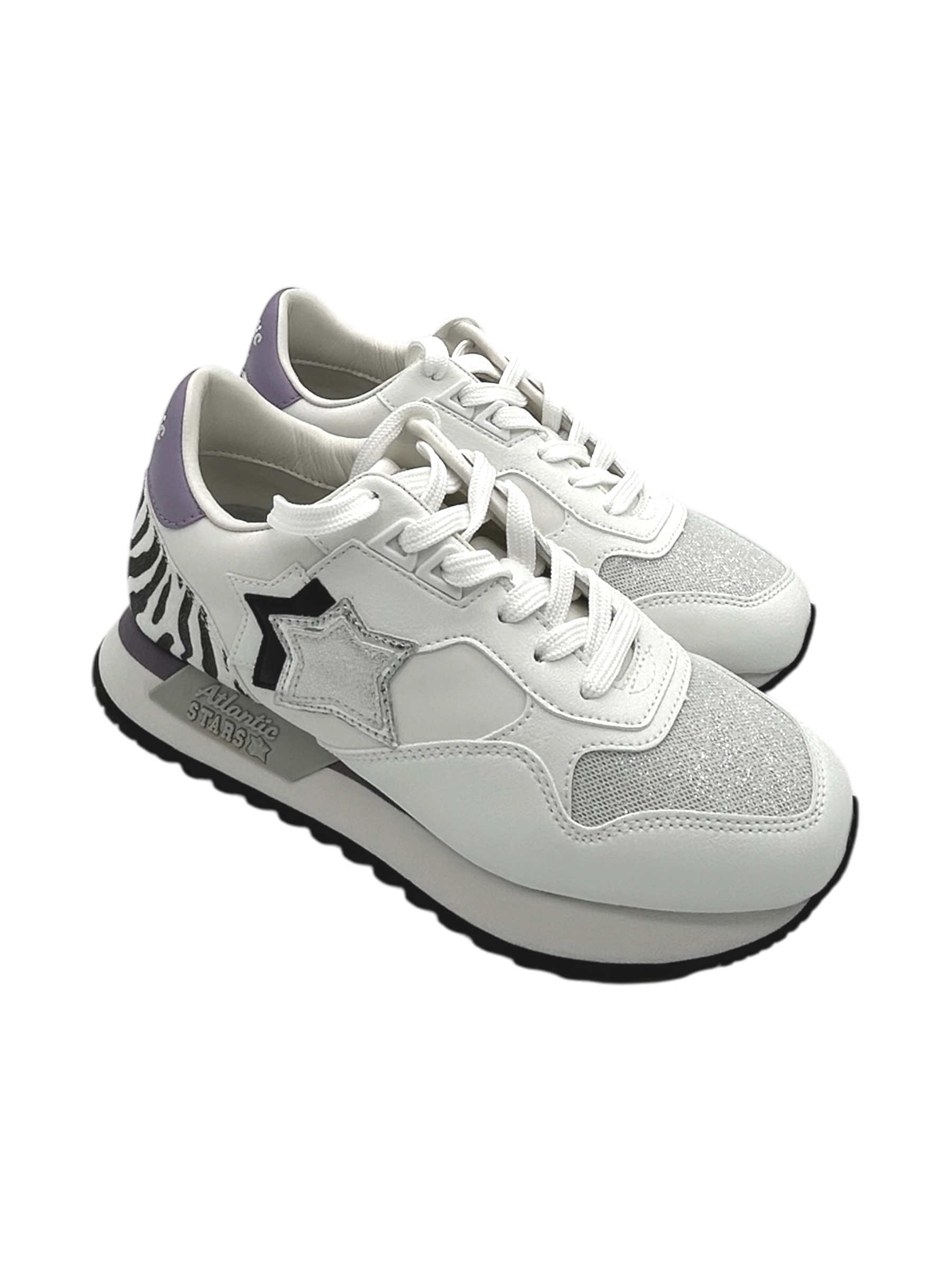 Sneakers donna Atlantic Stars White Zebra -Ghal-