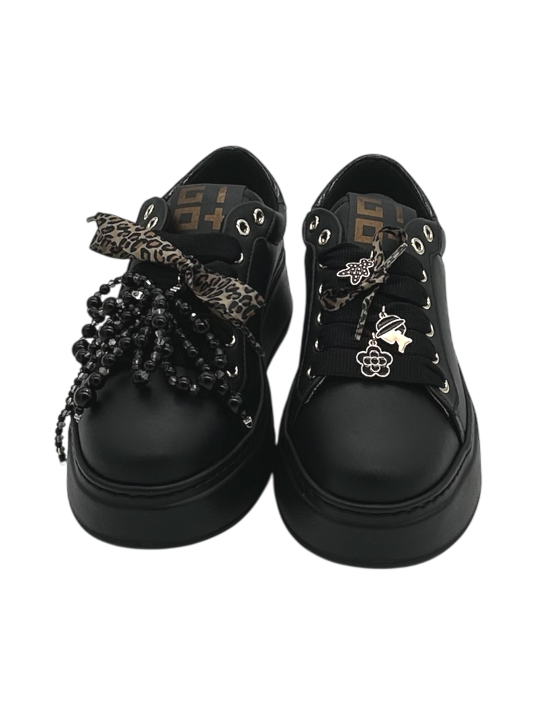 Sneakers pelle donna GIO+ Black - PIA 434 A -