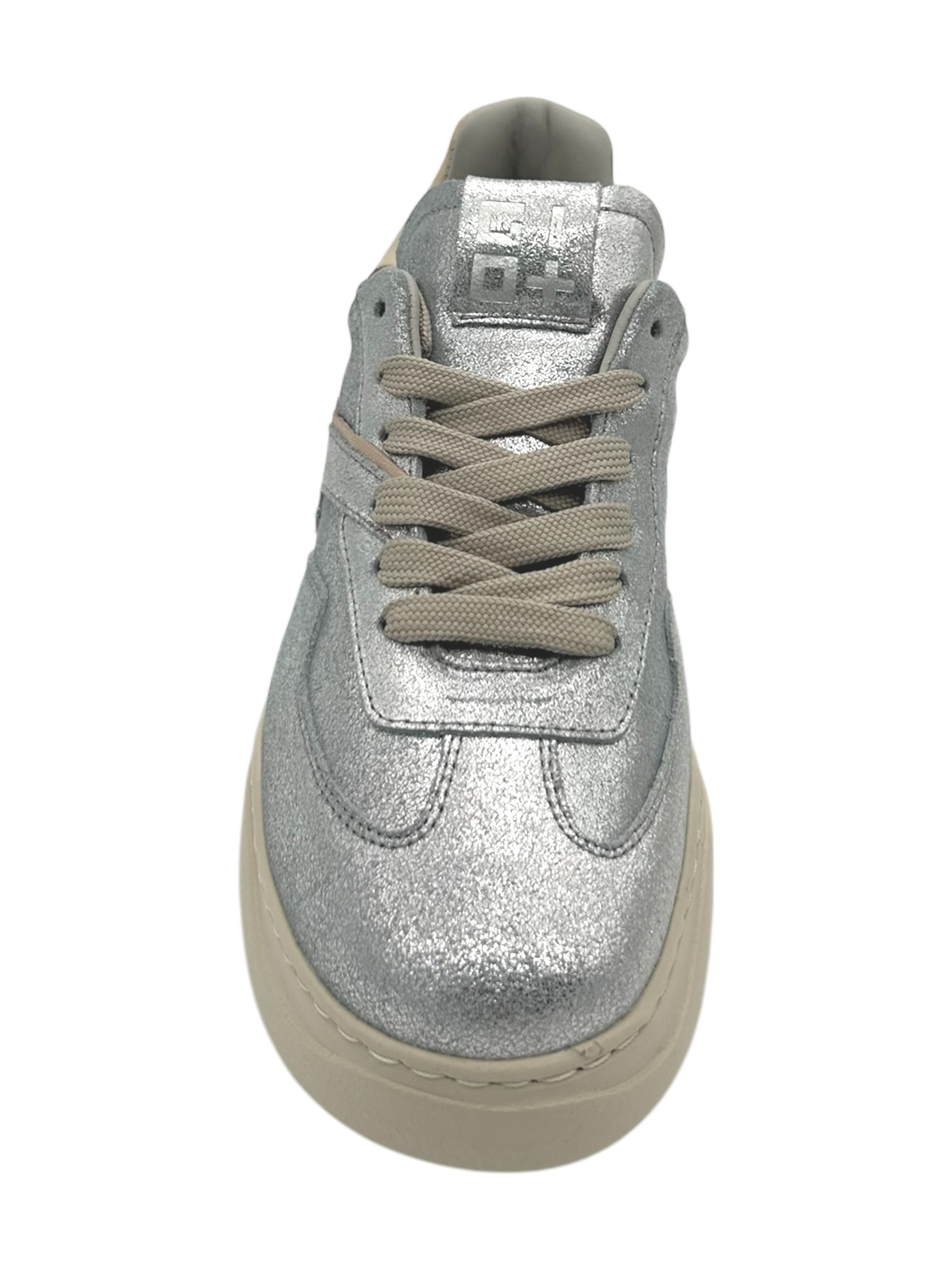 Sneakers pelle donna GIO+ Polvere Silver - Giada 203 -