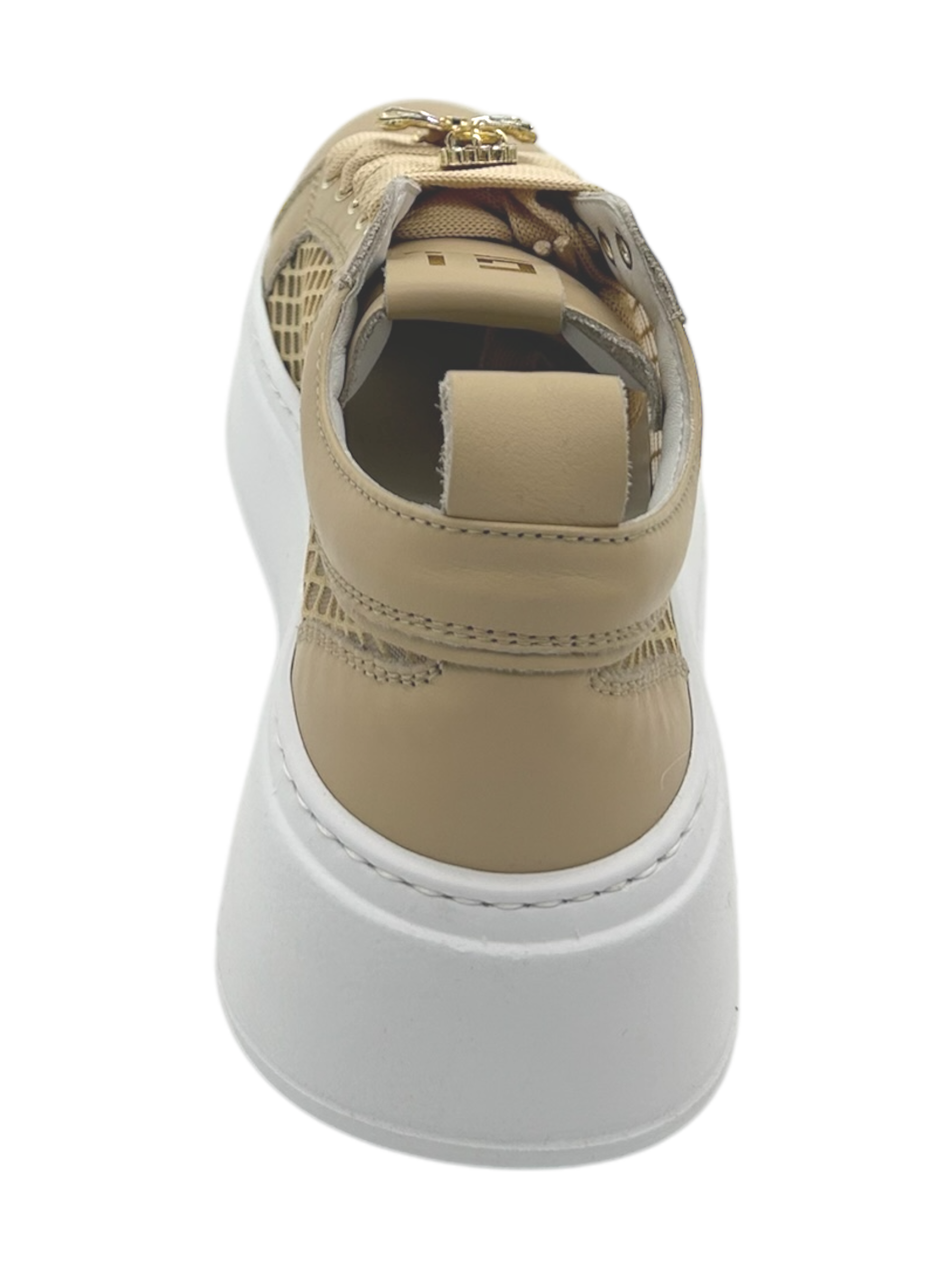 Sneakers pelle donna GIO+ Combi Cappuccino - PIA342 A -