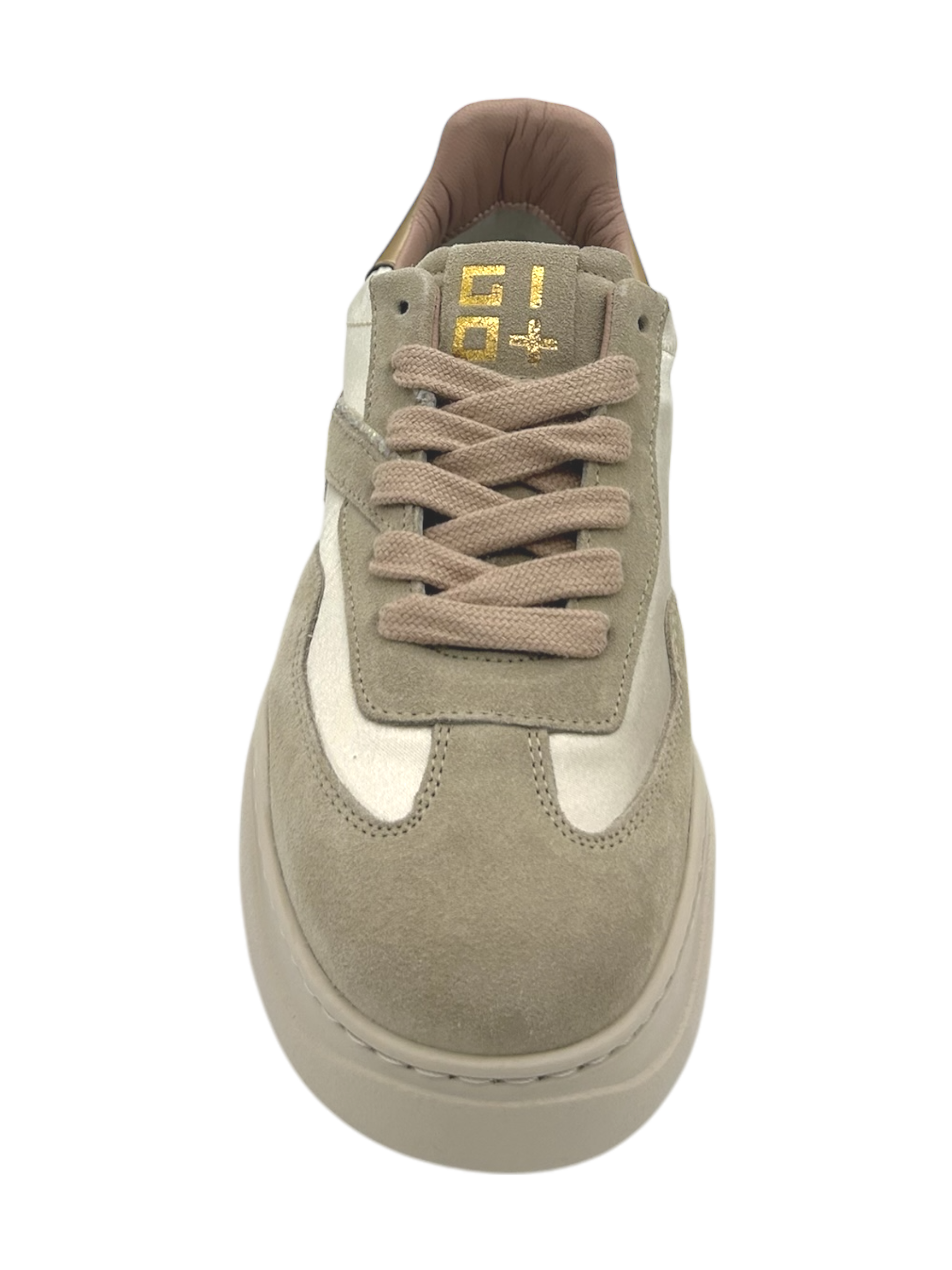Sneakers pelle donna GIO+ Combi Champagne - Giada 208 -