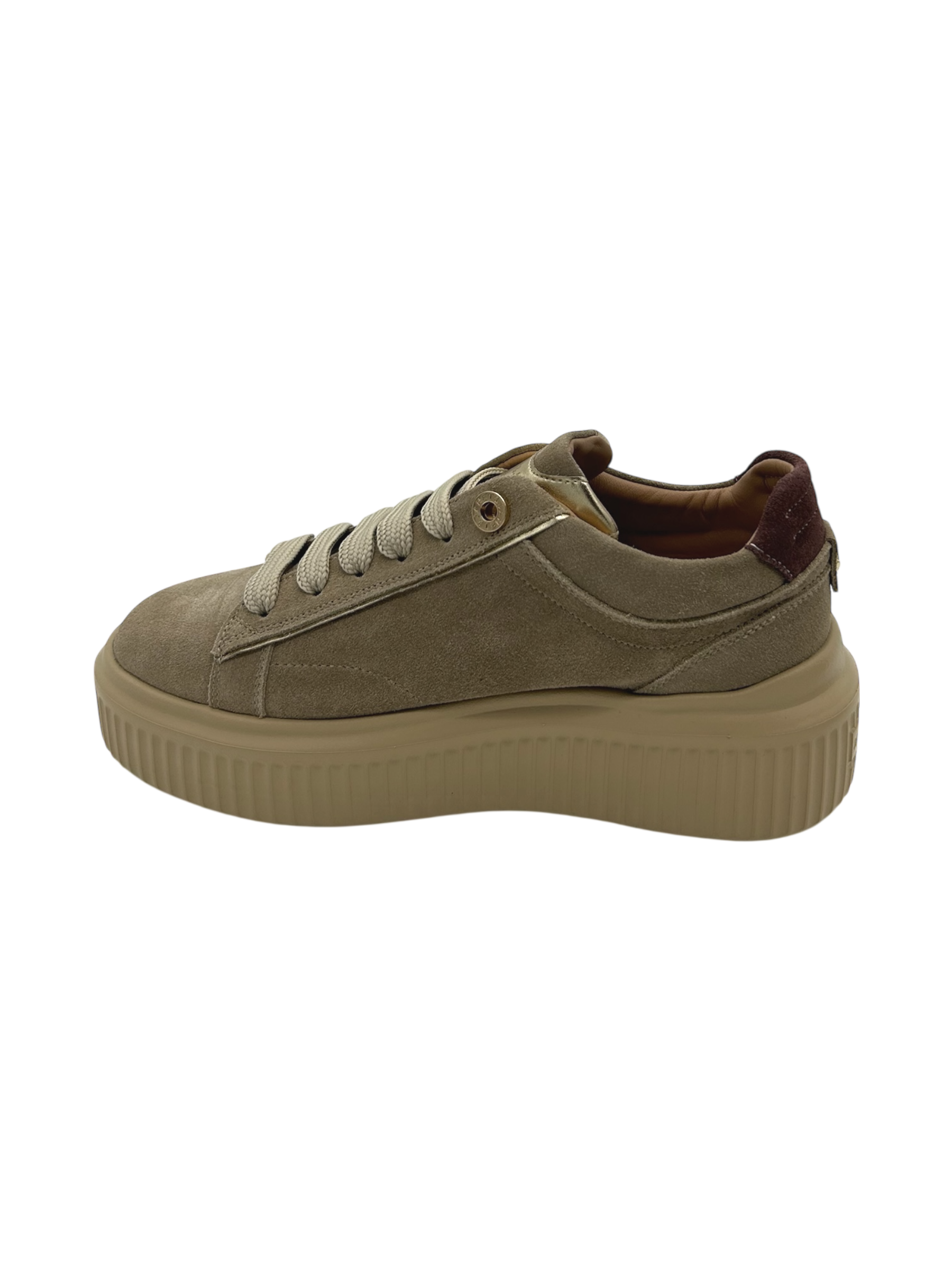 Sneakers pelle donna Janet & Janet Cappuccino -J402-
