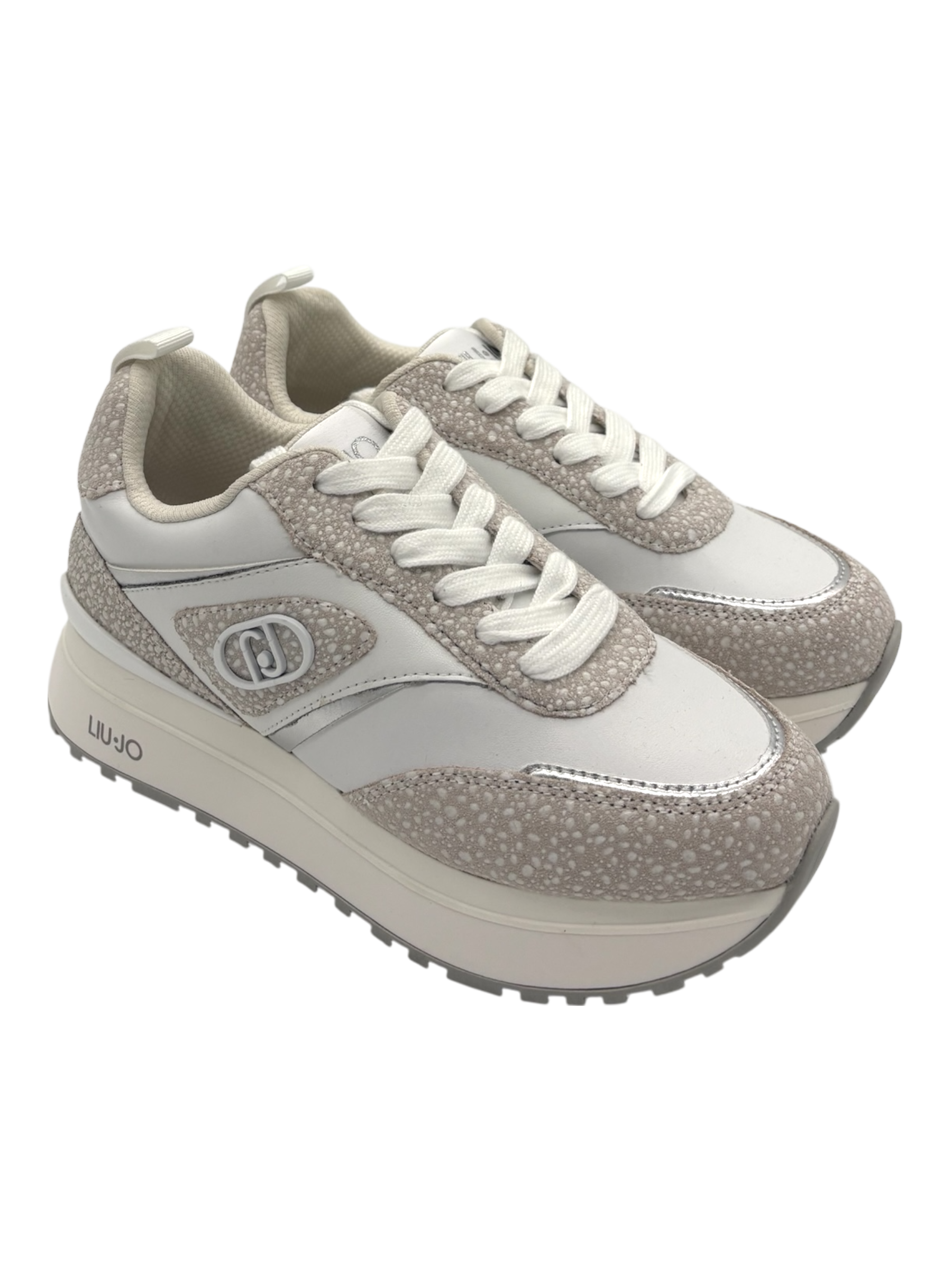 Sneakers pelle LIUJO White - Maxi Wonder 97 -