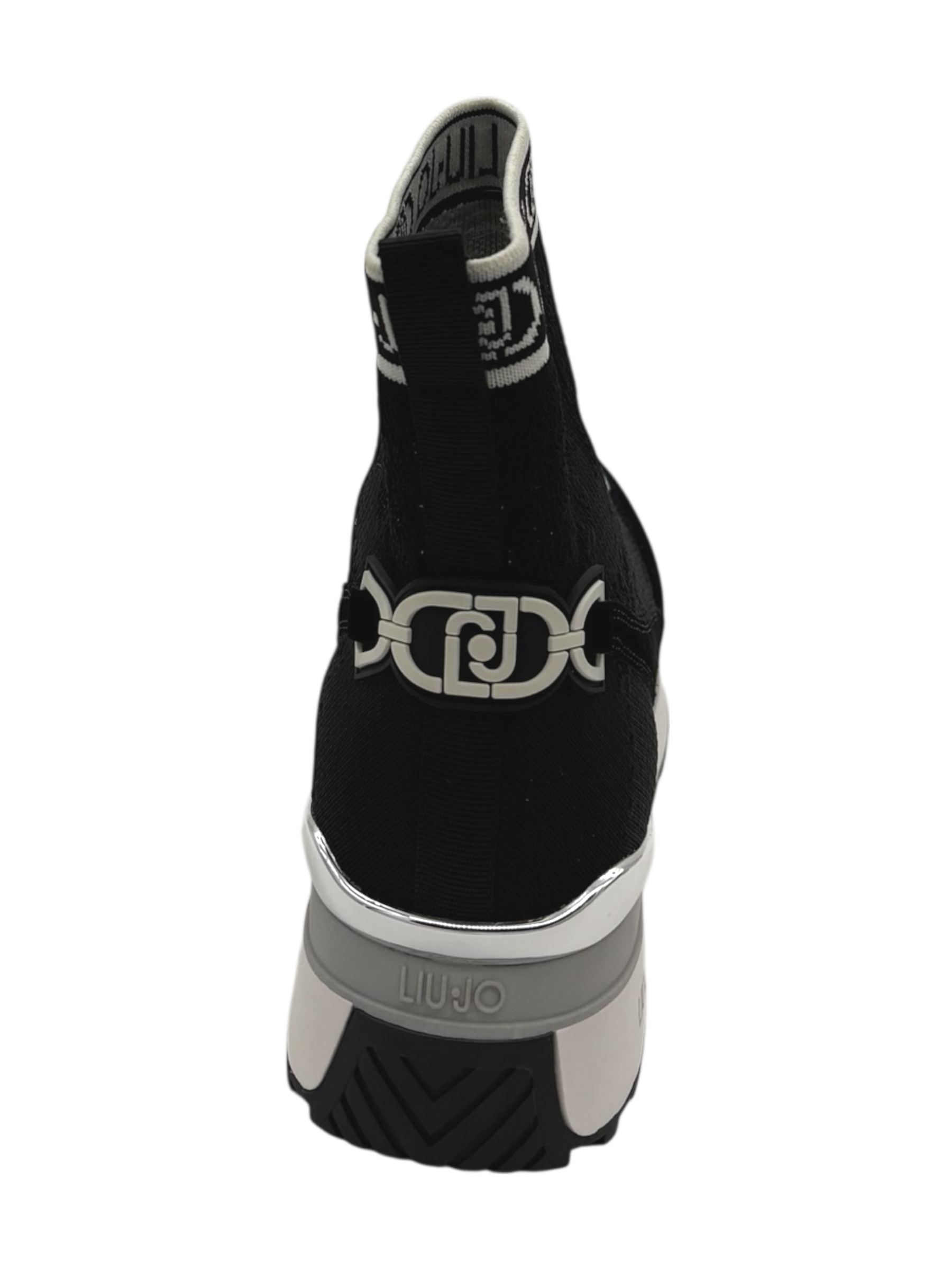 Sneakers pelle LIUJO Black - Maxi Wonder 93 -