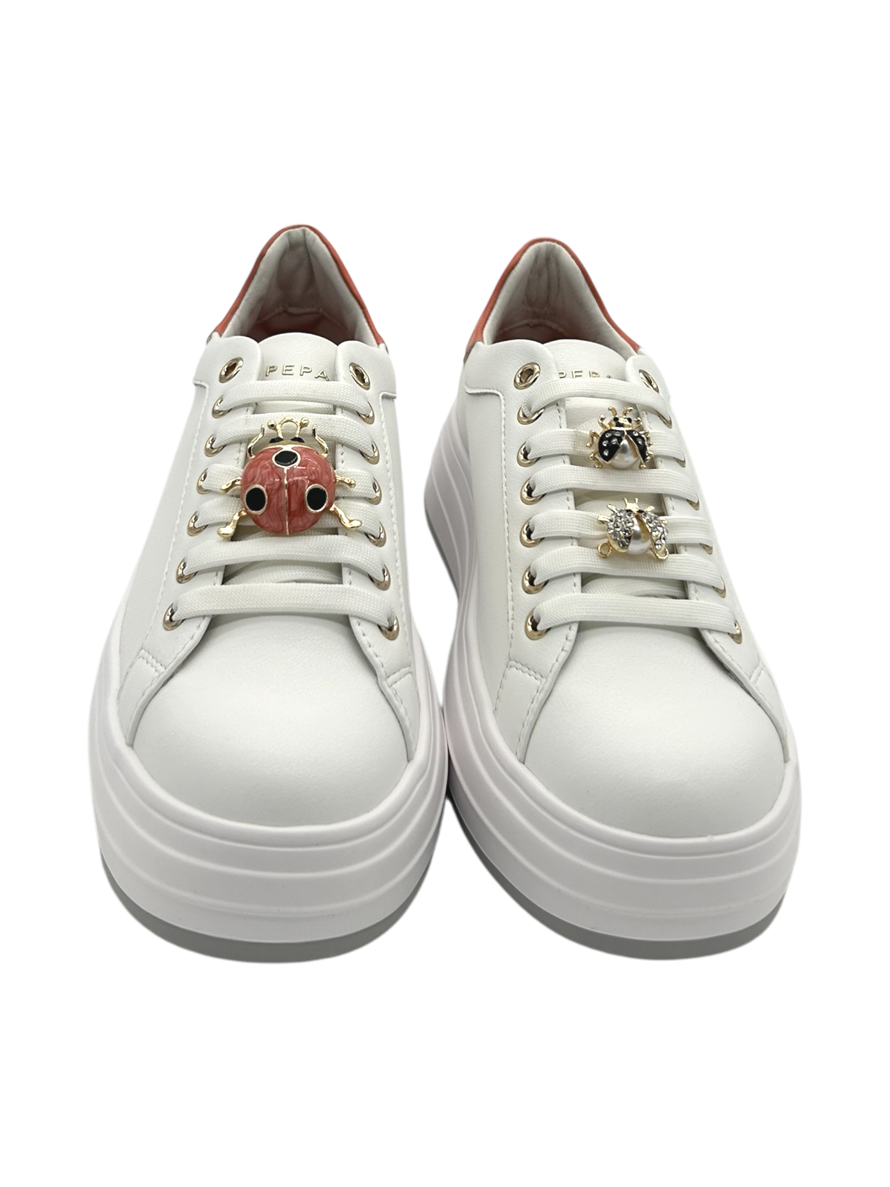 Sneakers donna Apepazza White Red -Lea-
