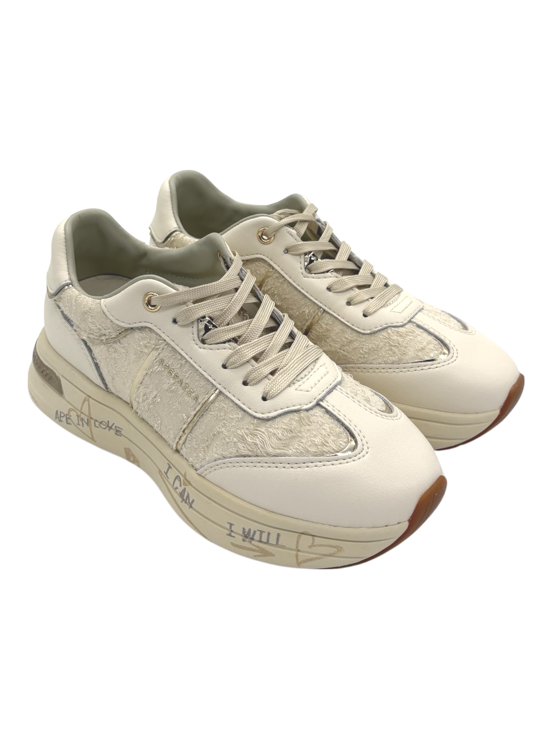 Sneakers donna Apepazza Cream -Mallow 01-