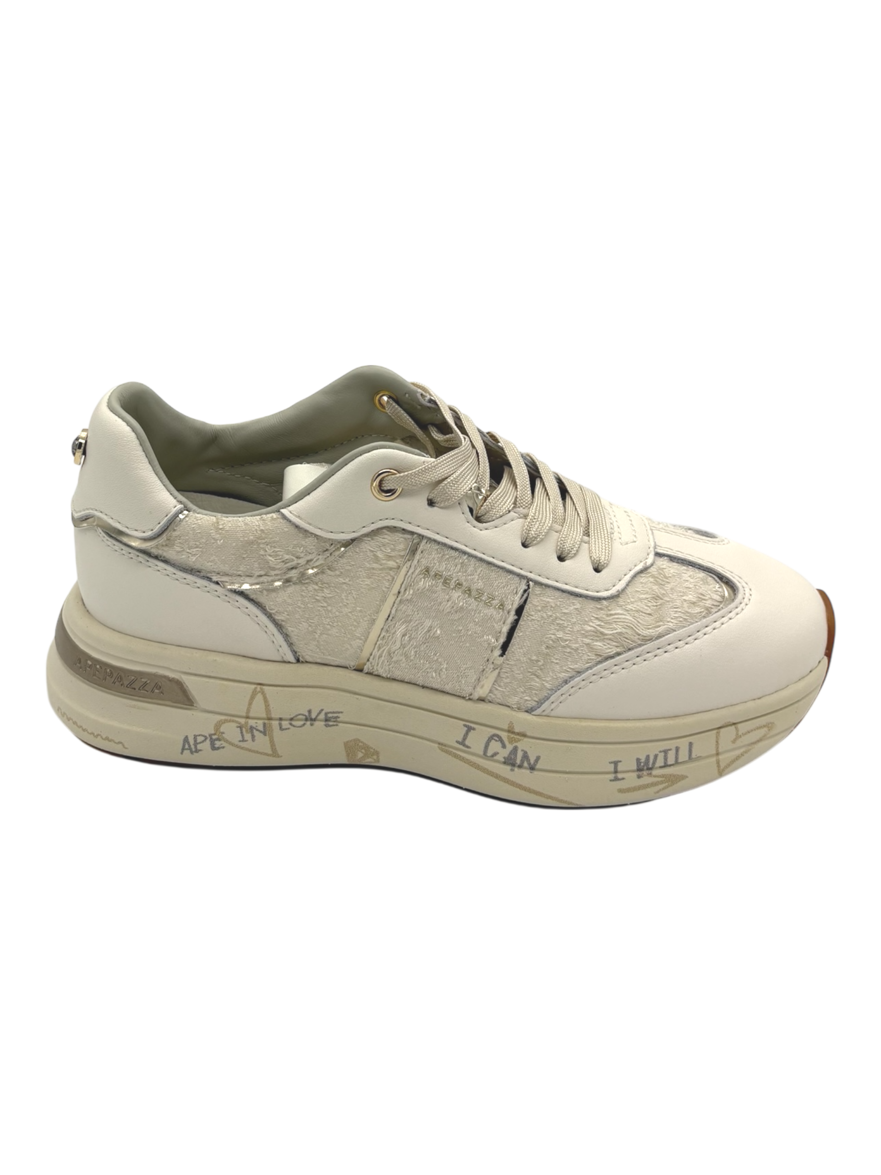 Sneakers donna Apepazza Cream -Mallow 01-