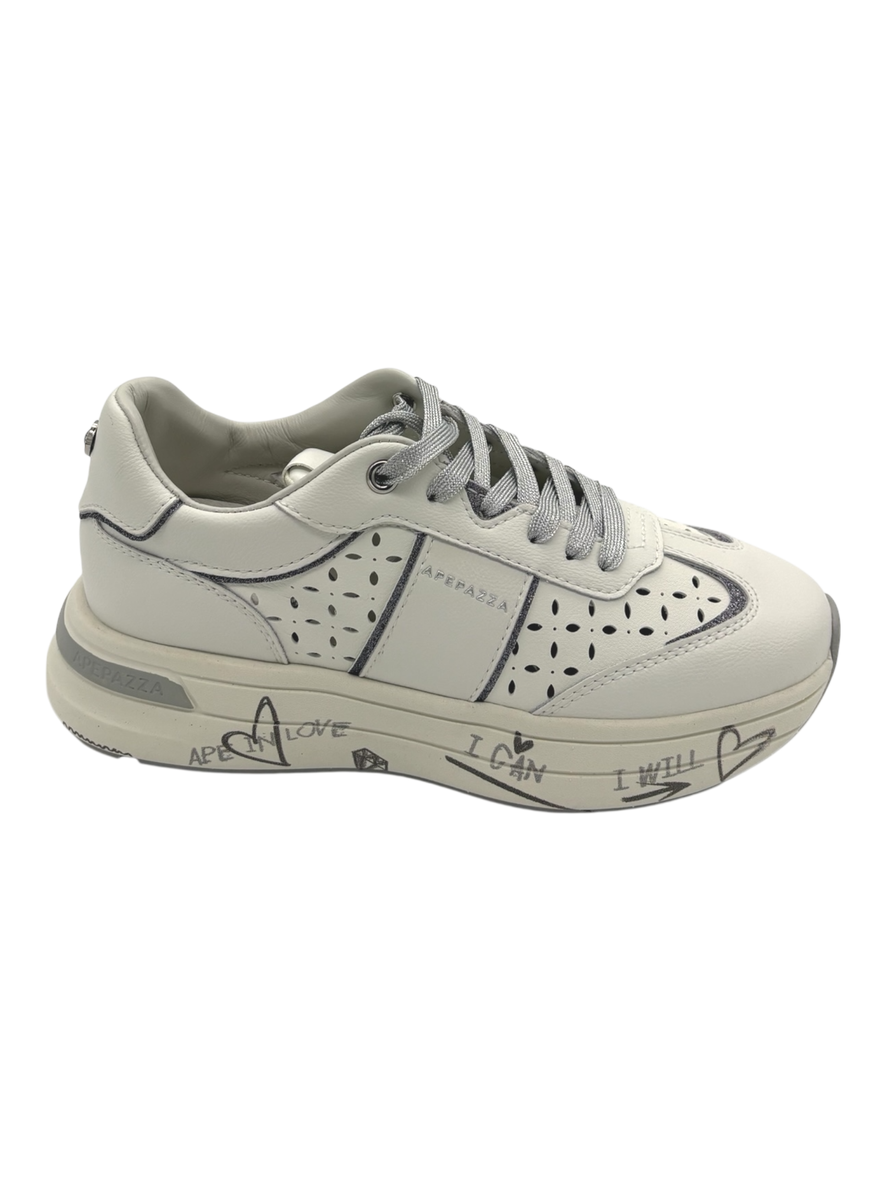 Sneakers donna Apepazza White -Mallow 01-