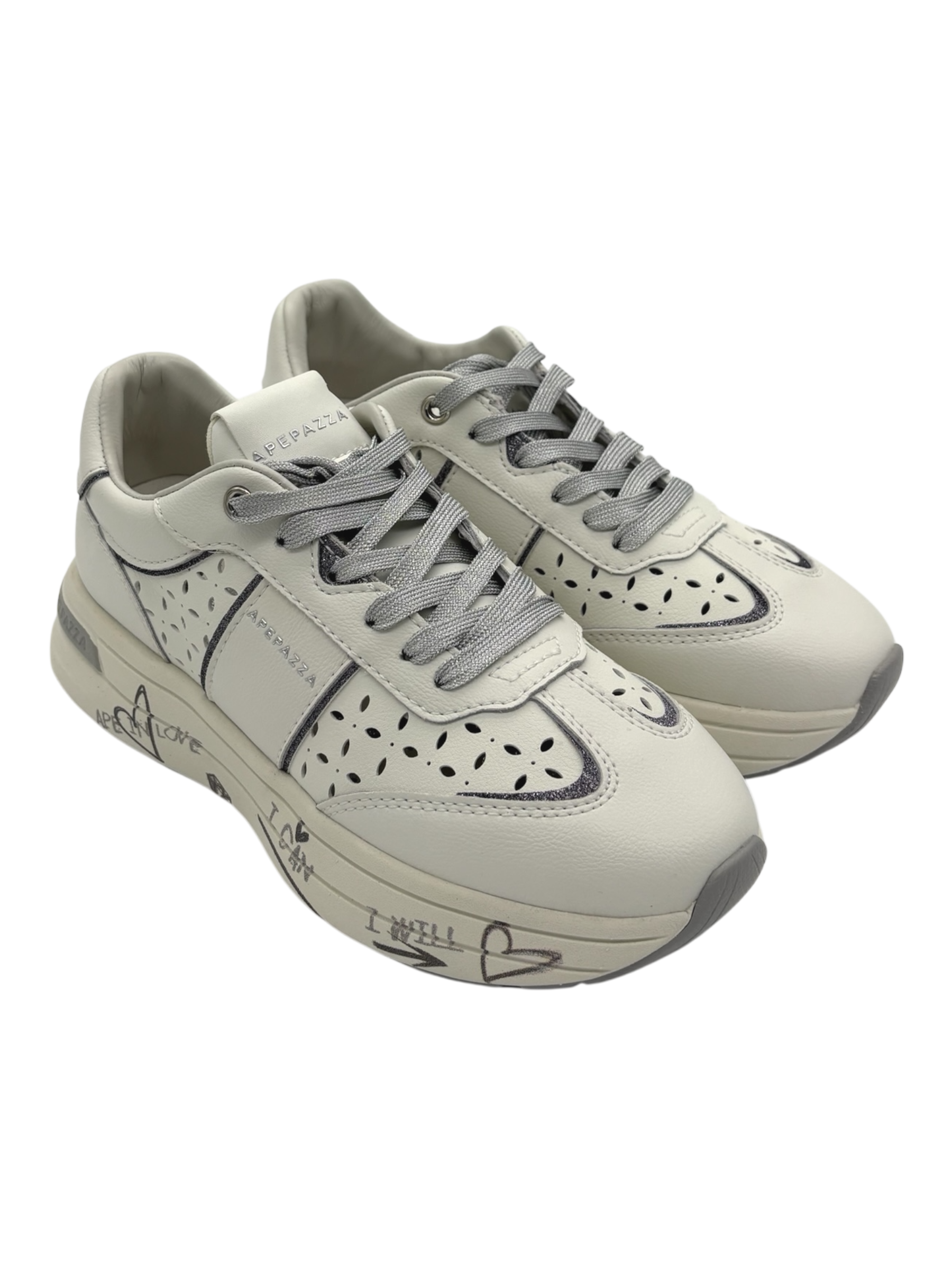 Sneakers donna Apepazza White -Mallow 01-