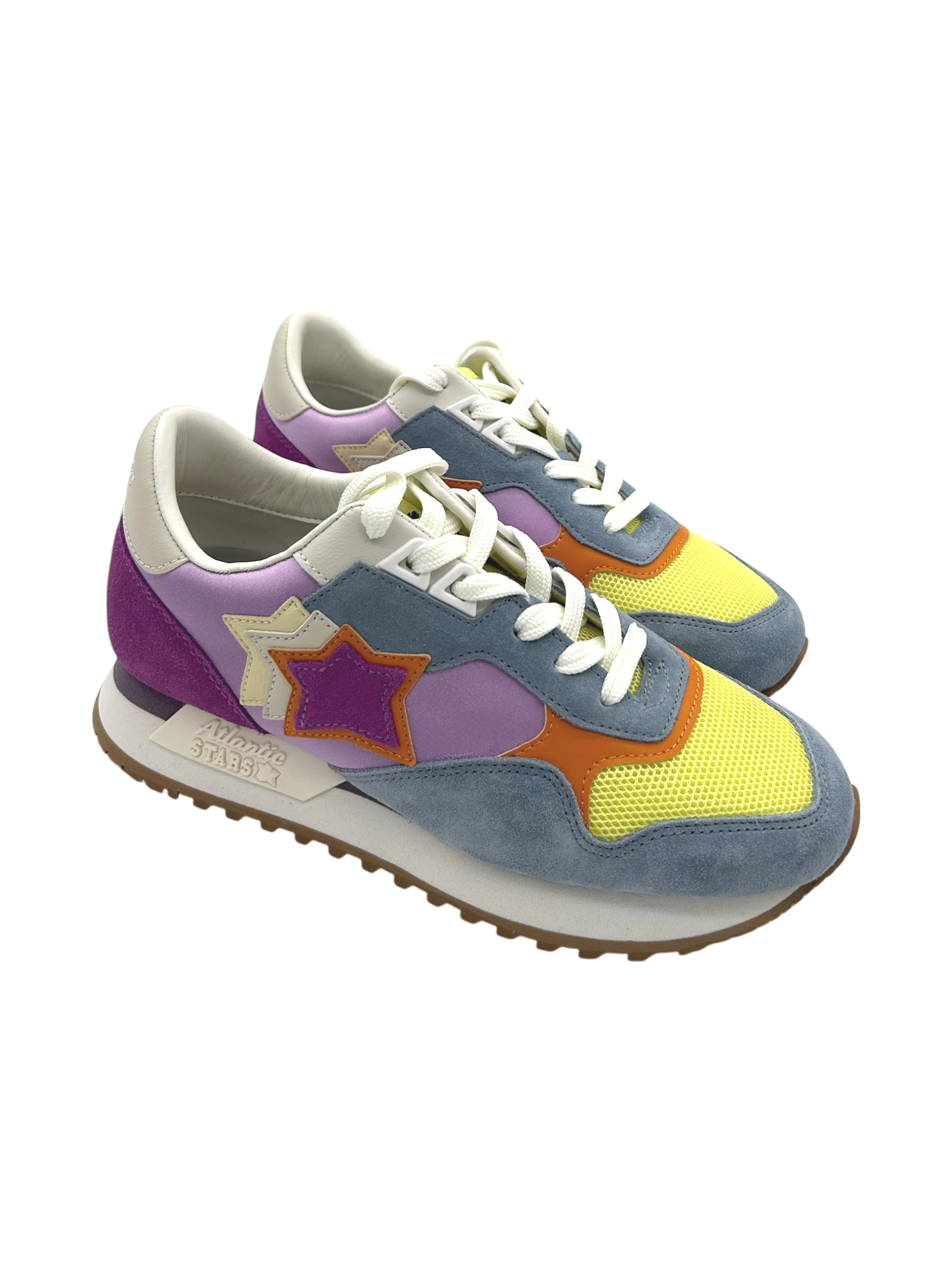 Sneakers donna Atlantic Stars Light Blue Fuxia -Ghal-