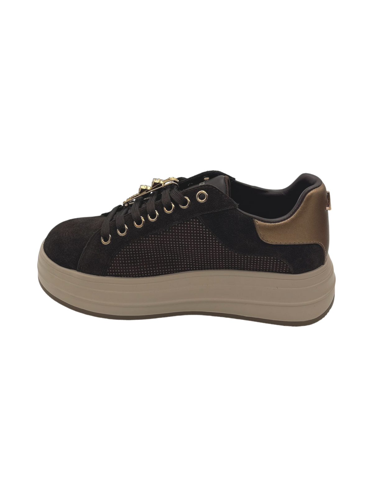 Sneakers donna Apepazza Lifty 15 Spilla Dark Brown