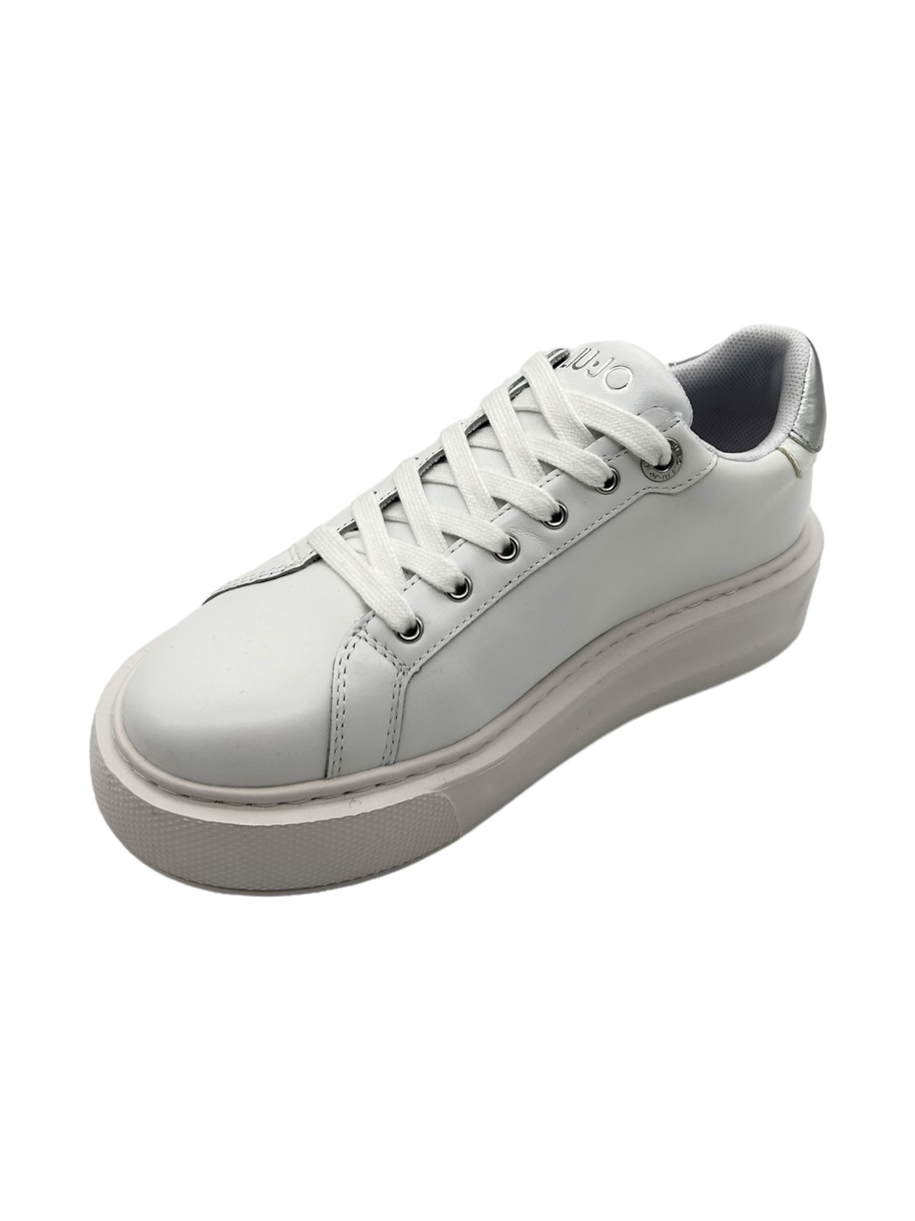 Sneakers LIUJO Calf Leather White Silver - KYLIE 22 -