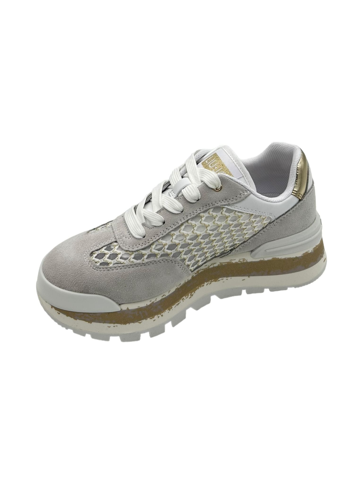 Sneakers LIUJO White Light Gold - Amazing 23 -