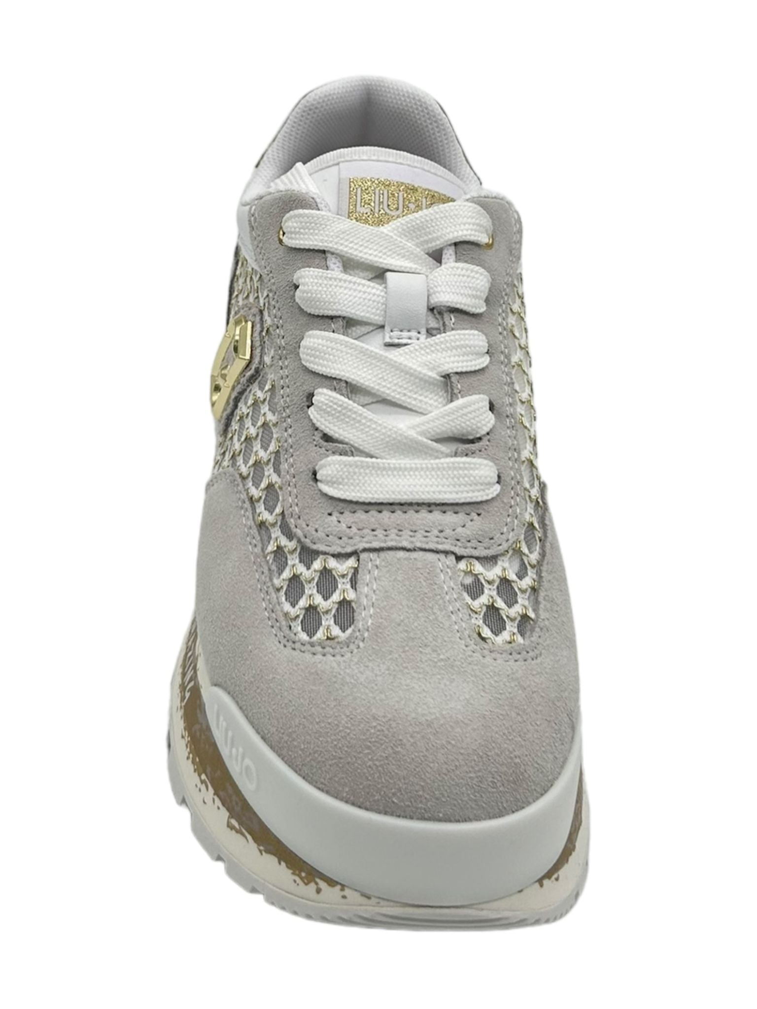 Sneakers LIUJO White Light Gold - Amazing 23 -