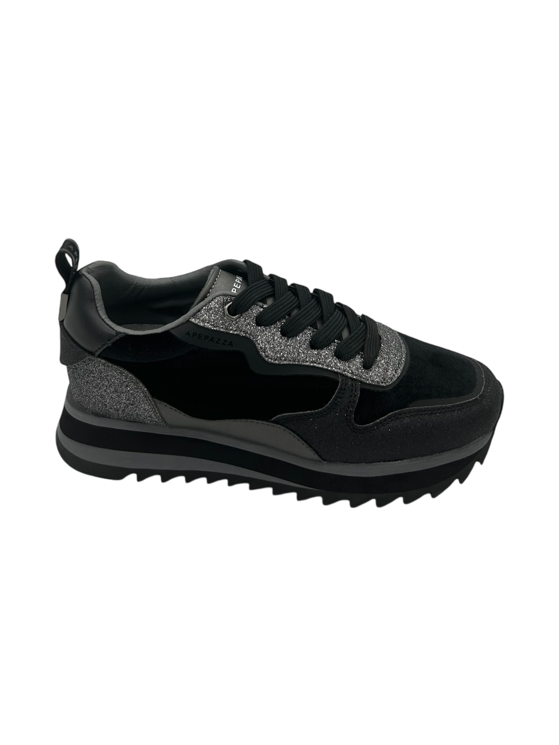 Sneakers donna Apepazza Black - Wanda -