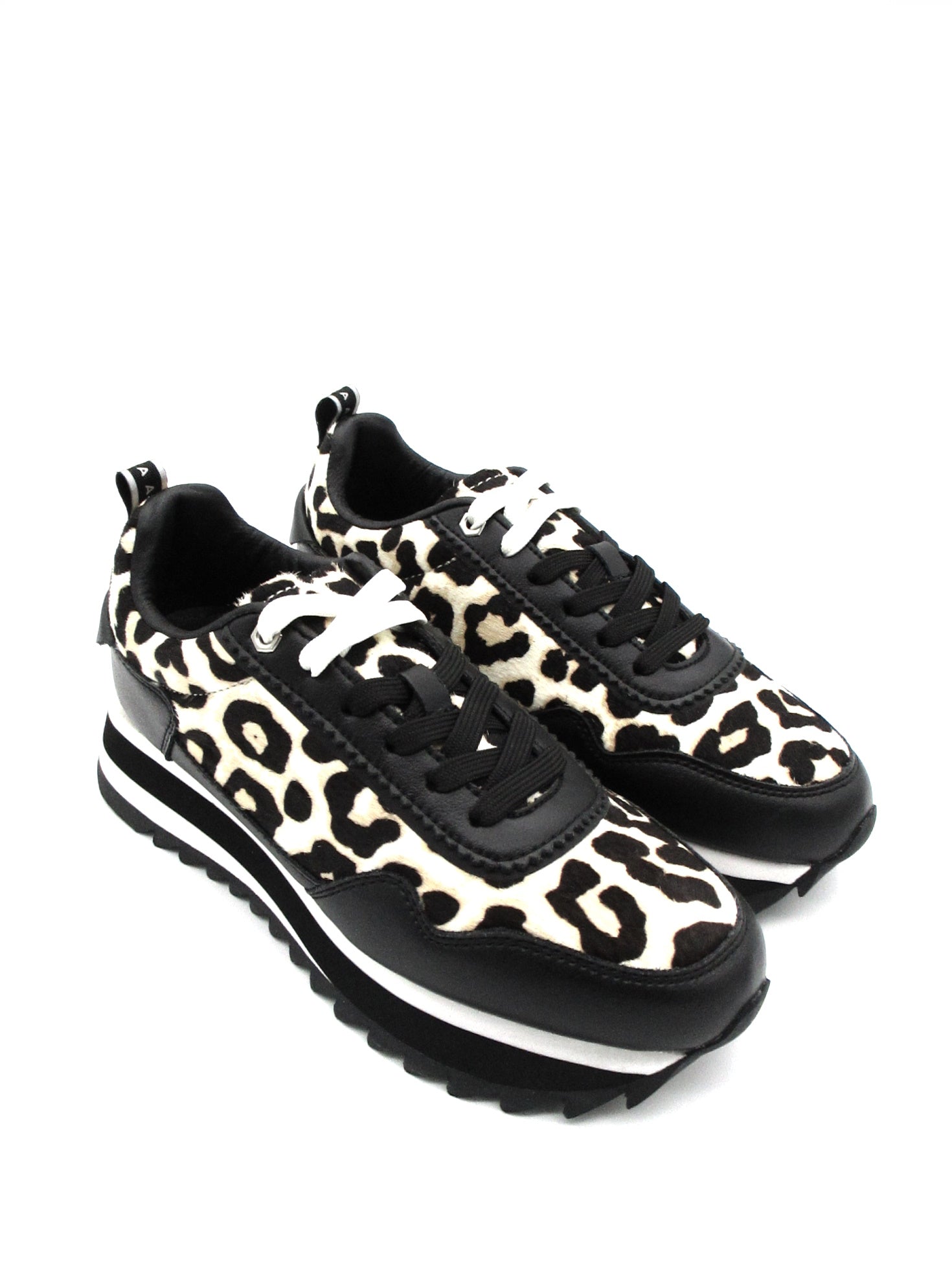 Sneakers donna Apepazza Black maculata - Whitney -