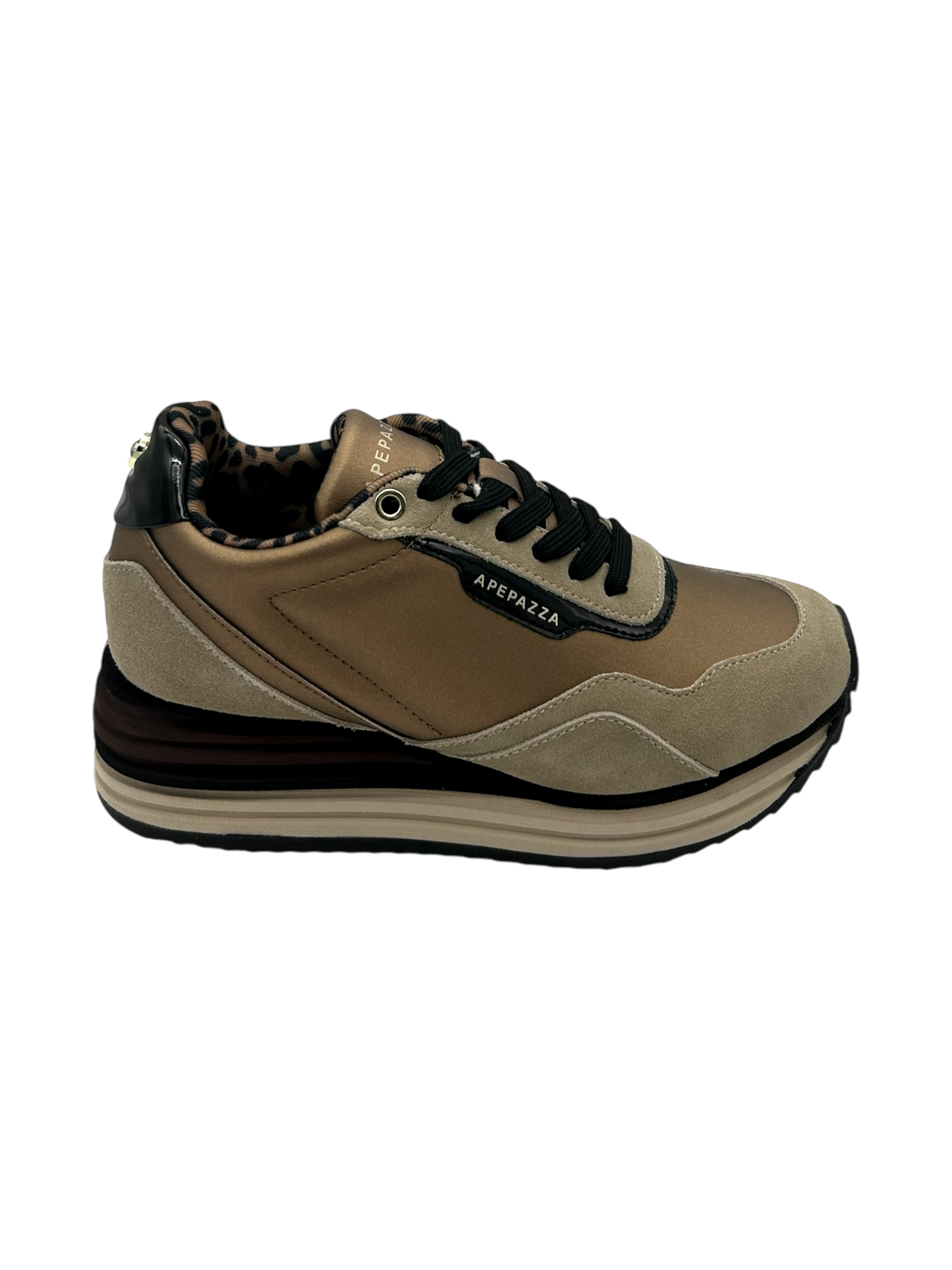 Sneakers donna Apepazza Bronze - Linda -