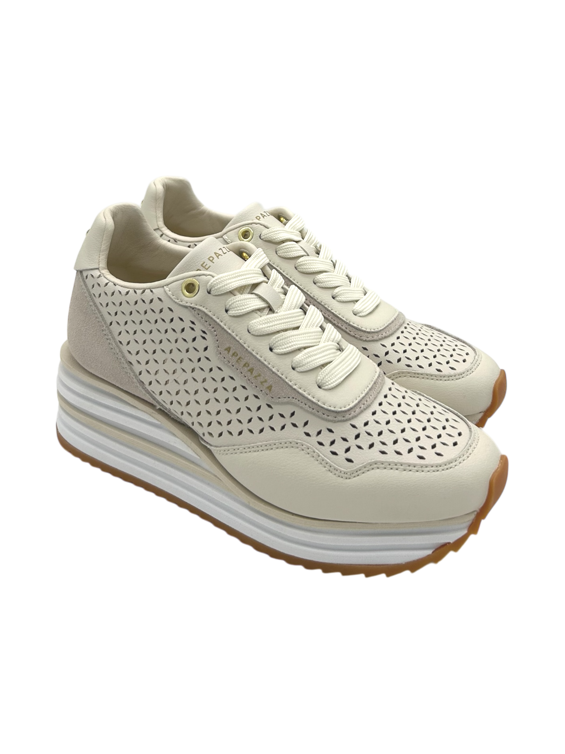 Sneakers donna Apepazza Cream - Linda -