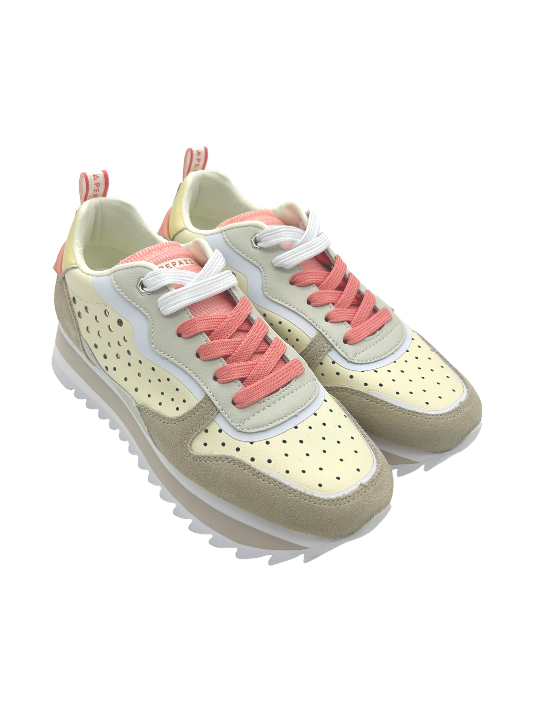 Sneakers donna Apepazza Cream - Wanda -