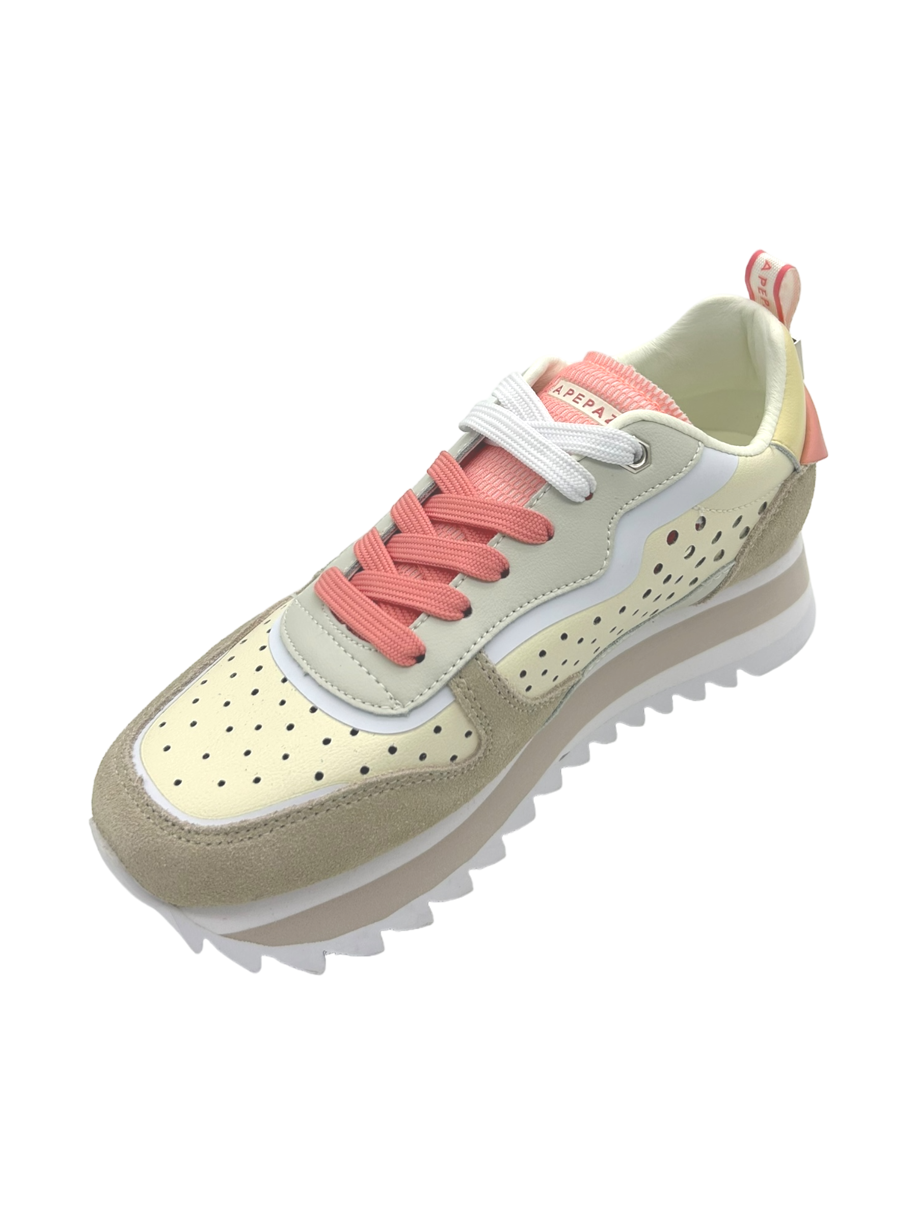 Sneakers donna Apepazza Cream - Wanda -