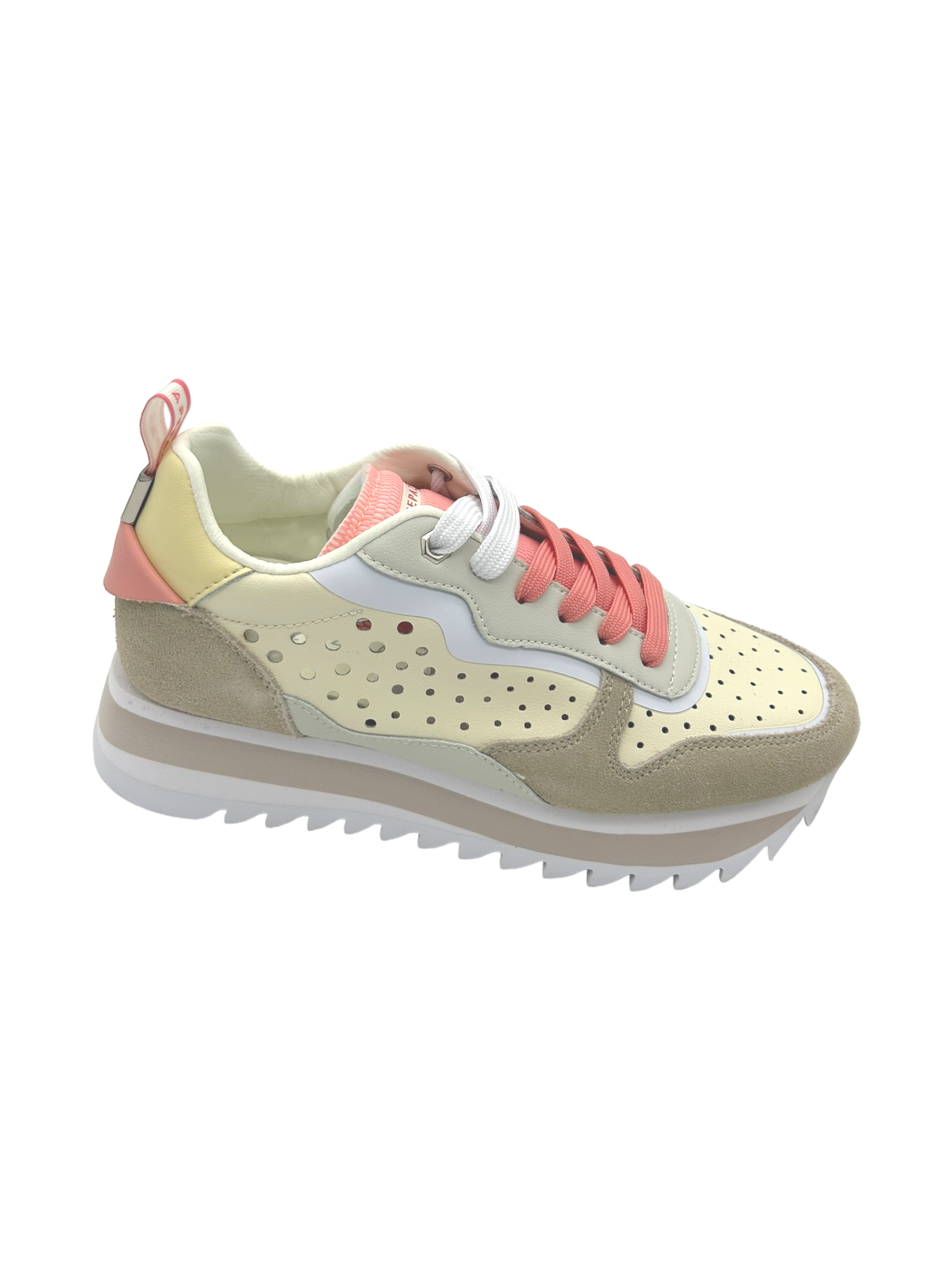 Sneakers donna Apepazza Cream - Wanda -