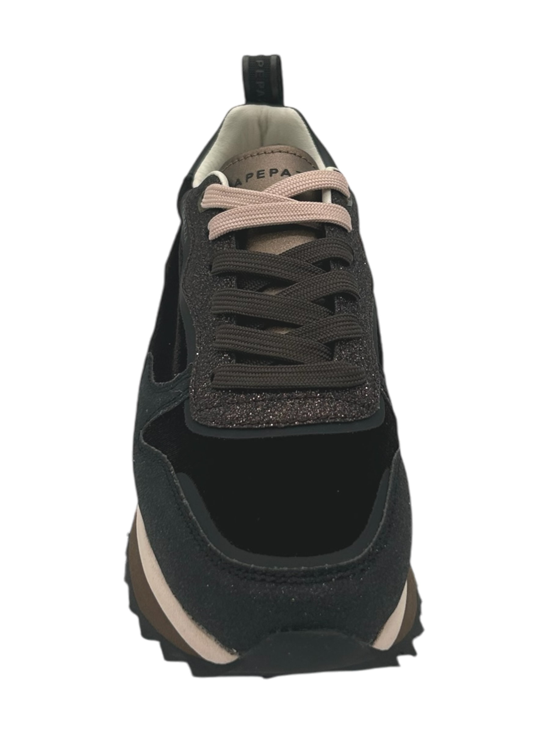 Sneakers donna Apepazza Dark Brown - Wanda -