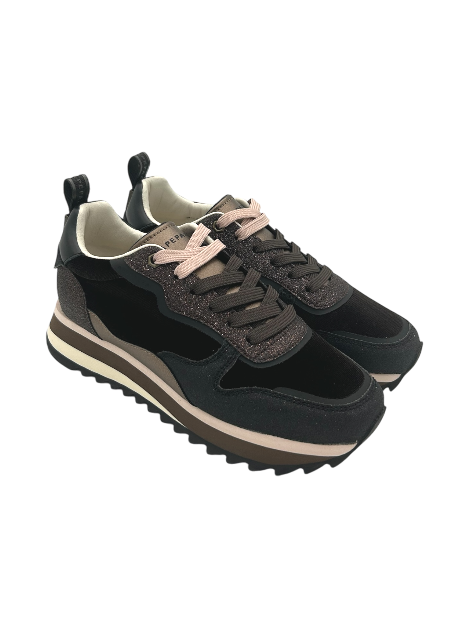 Sneakers donna Apepazza Dark Brown - Wanda -