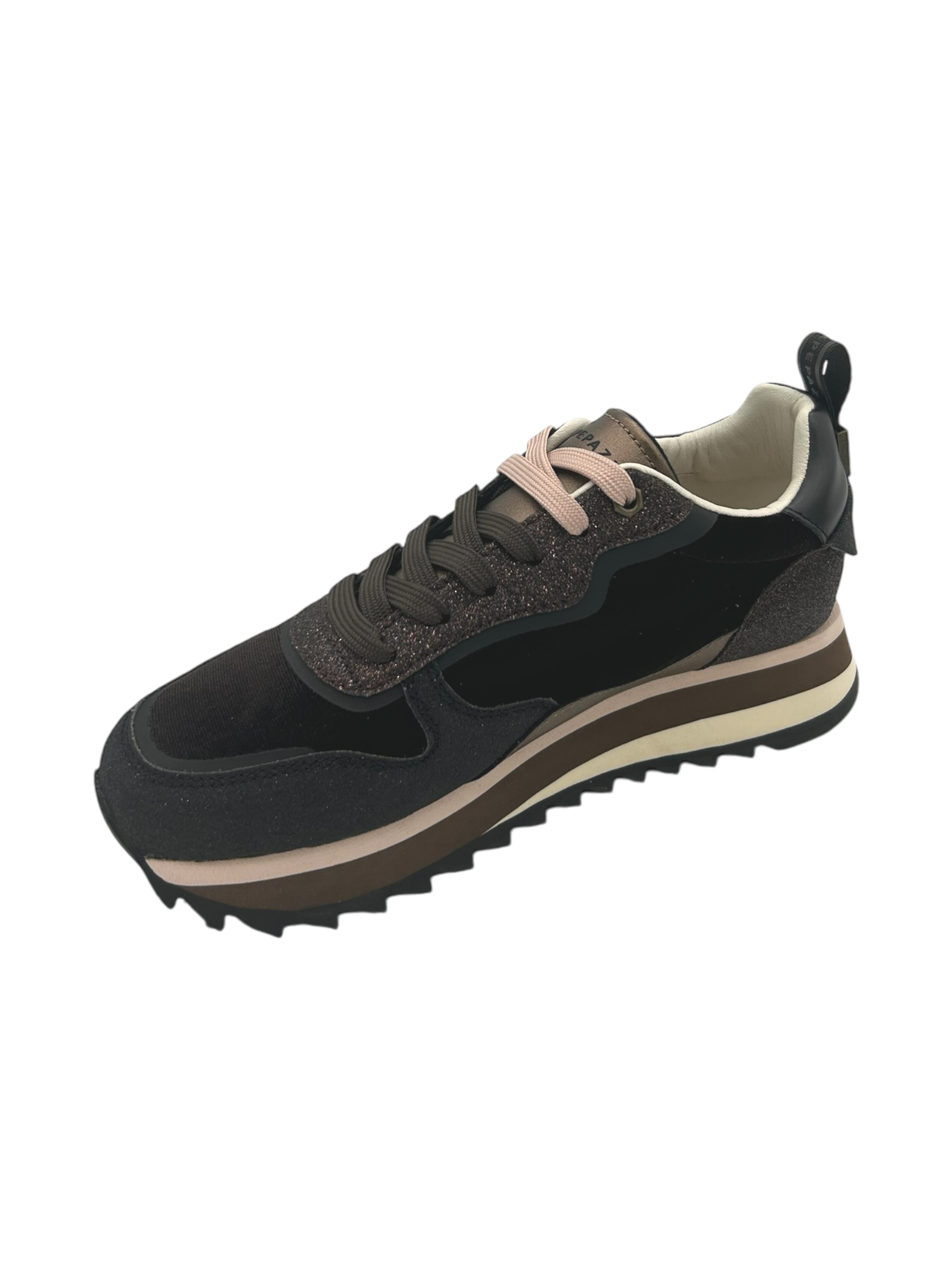 Sneakers donna Apepazza Dark Brown - Wanda -