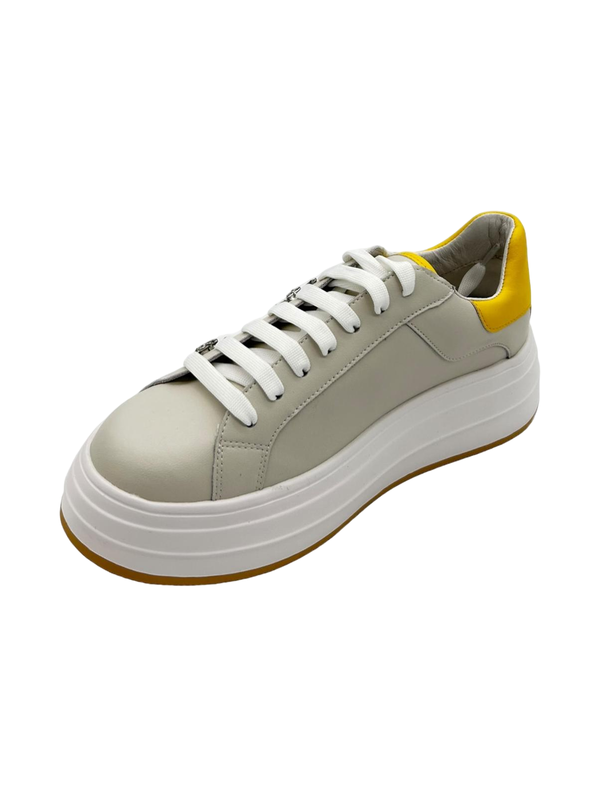 Sneakers donna Apepazza Lamb Yellow - Leda -